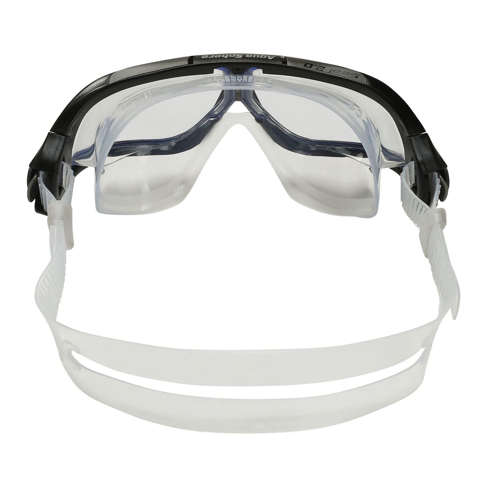 Aqua Sphere Aquasphere Unisexs Seal 2.0 Swimming Goggle Black Grey/Clear Lens