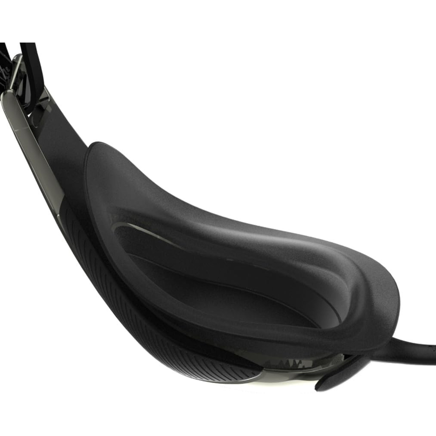 Speedo Unisex Fastskin Hyper Elite Mirrored Swimming Goggles, Black/Chrome
