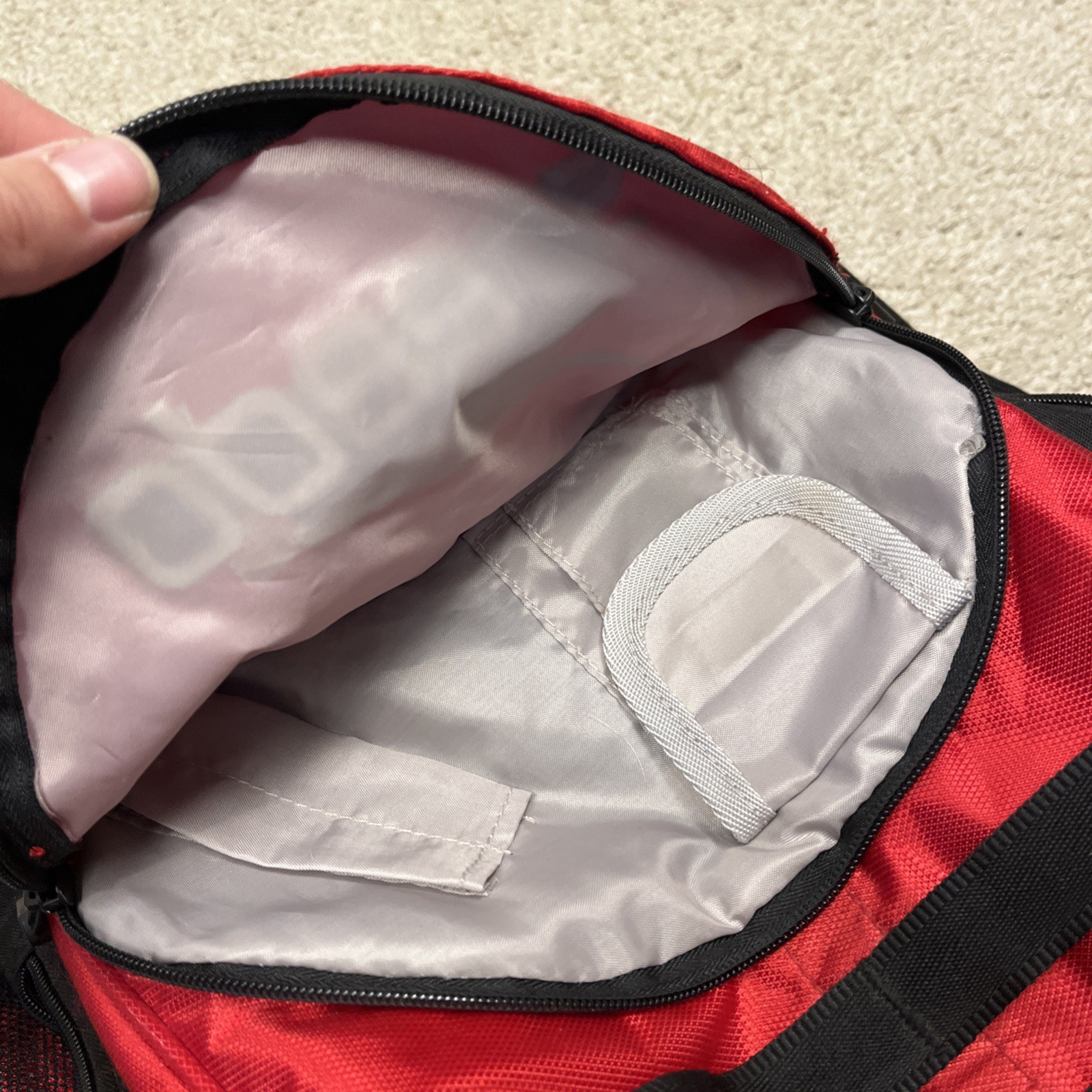 Speedo 35L Teamster Large Swim Backpack Red with Dirt Wet Compartment