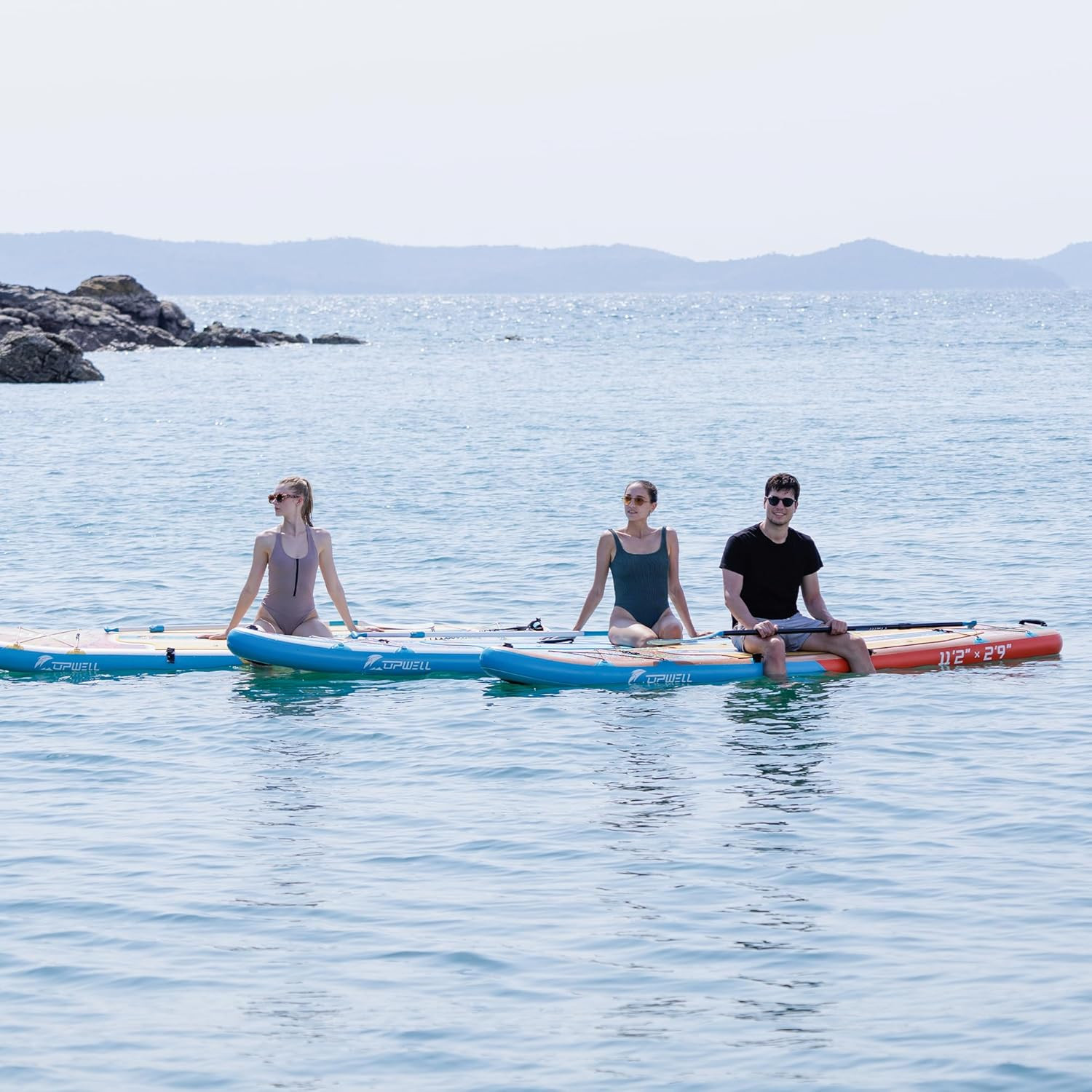UPWELL 11’6”/11’2”/11’/10’8”/10’6”/10’2” Inflatable Stand up Paddle Board with S