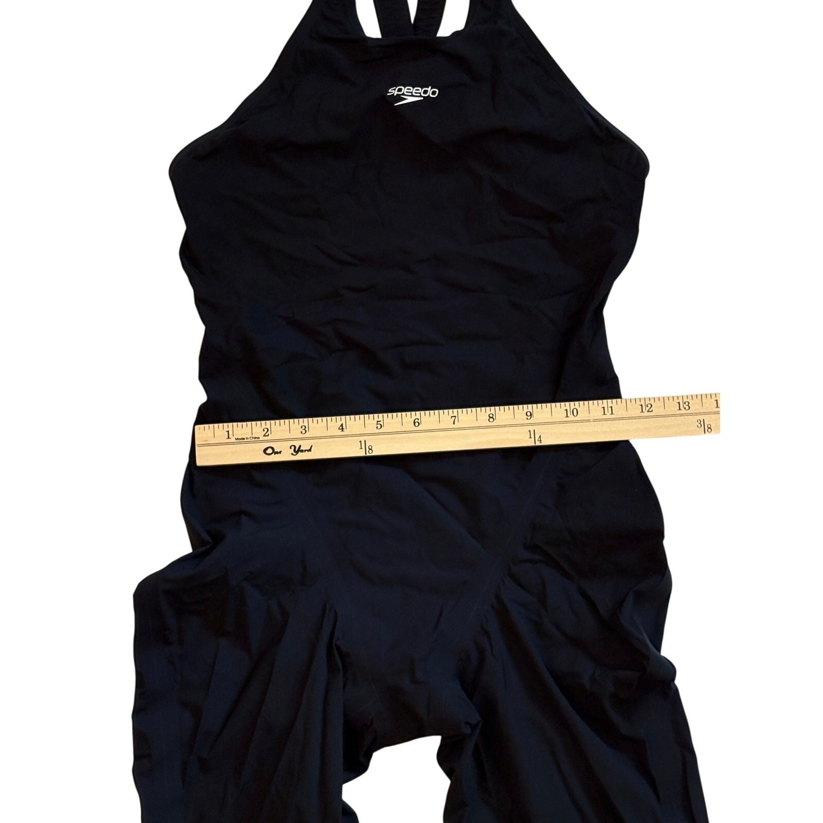 Speedo Fastskin 2.0 LZR Valor Womens 26 Black Open Back Competition Tech Suit
