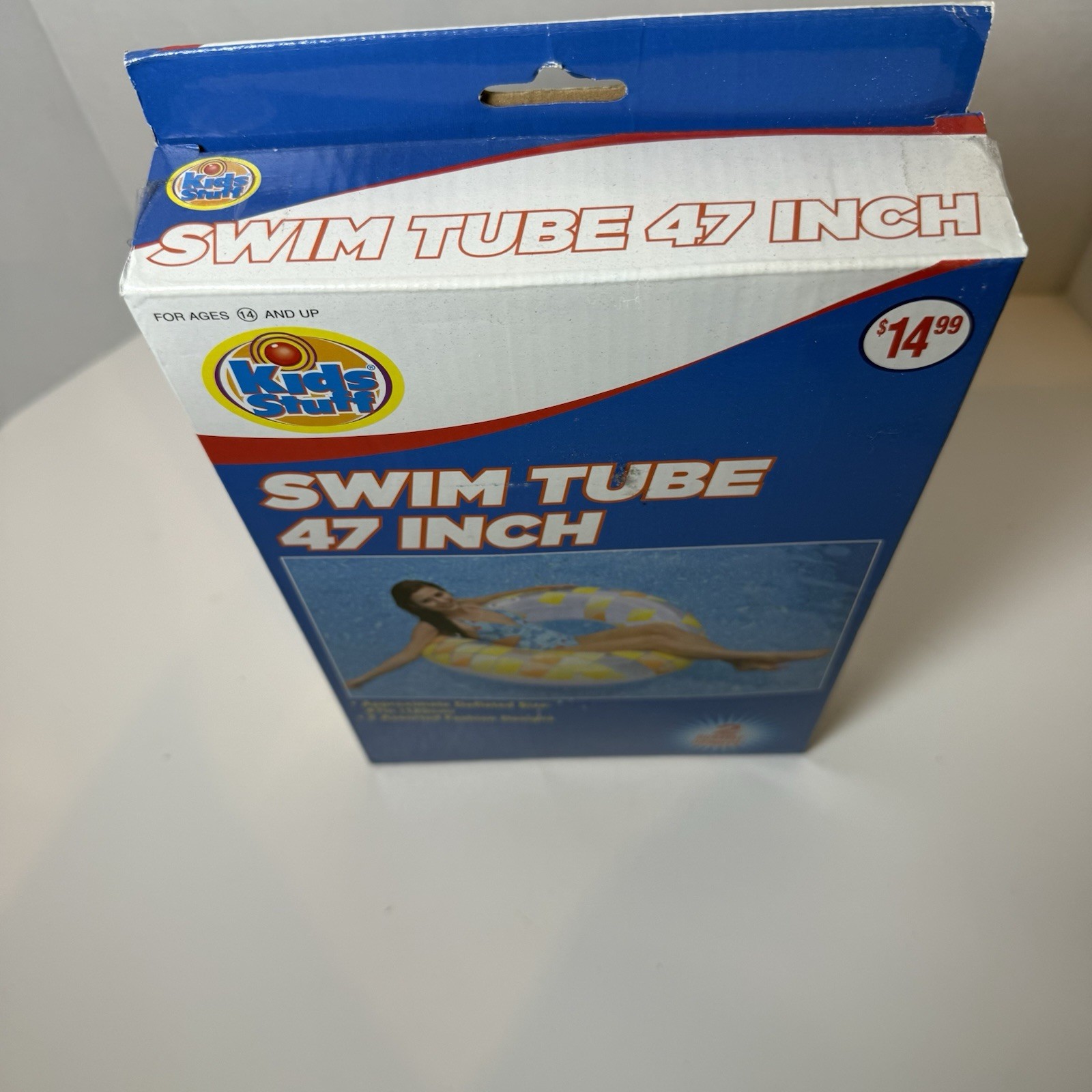 Swim Tube 47 Inch Kids Stuff With 2 Durable Handles Age 14 And Up Adult Sealed