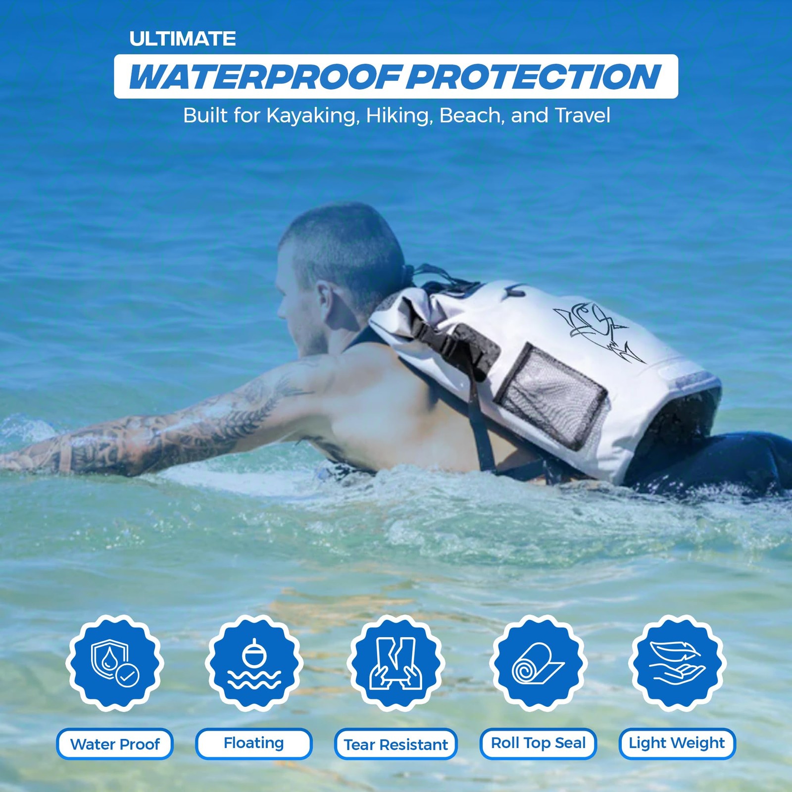 Best 35L Waterproof Backpack Cooler Insulated dry bag – Leak Proof Floating Soft