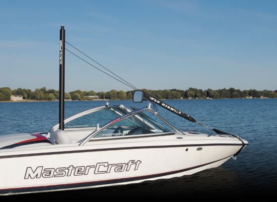 FLY HIGH W913X ALUMINUM X-POLE 7′ WAKEBOARD BOAT PYLON EXTENSION NEW SHIPS FREE!