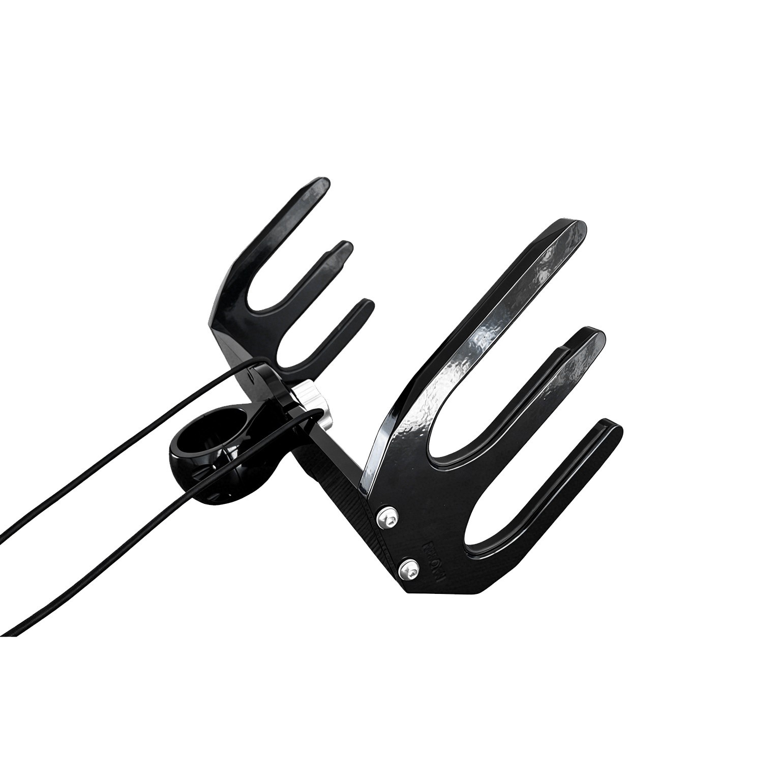 Reborn Pro+ QR Angle-Free Ski Tower Rack UV Resist Glossy Black Coated 5Yr Wrty