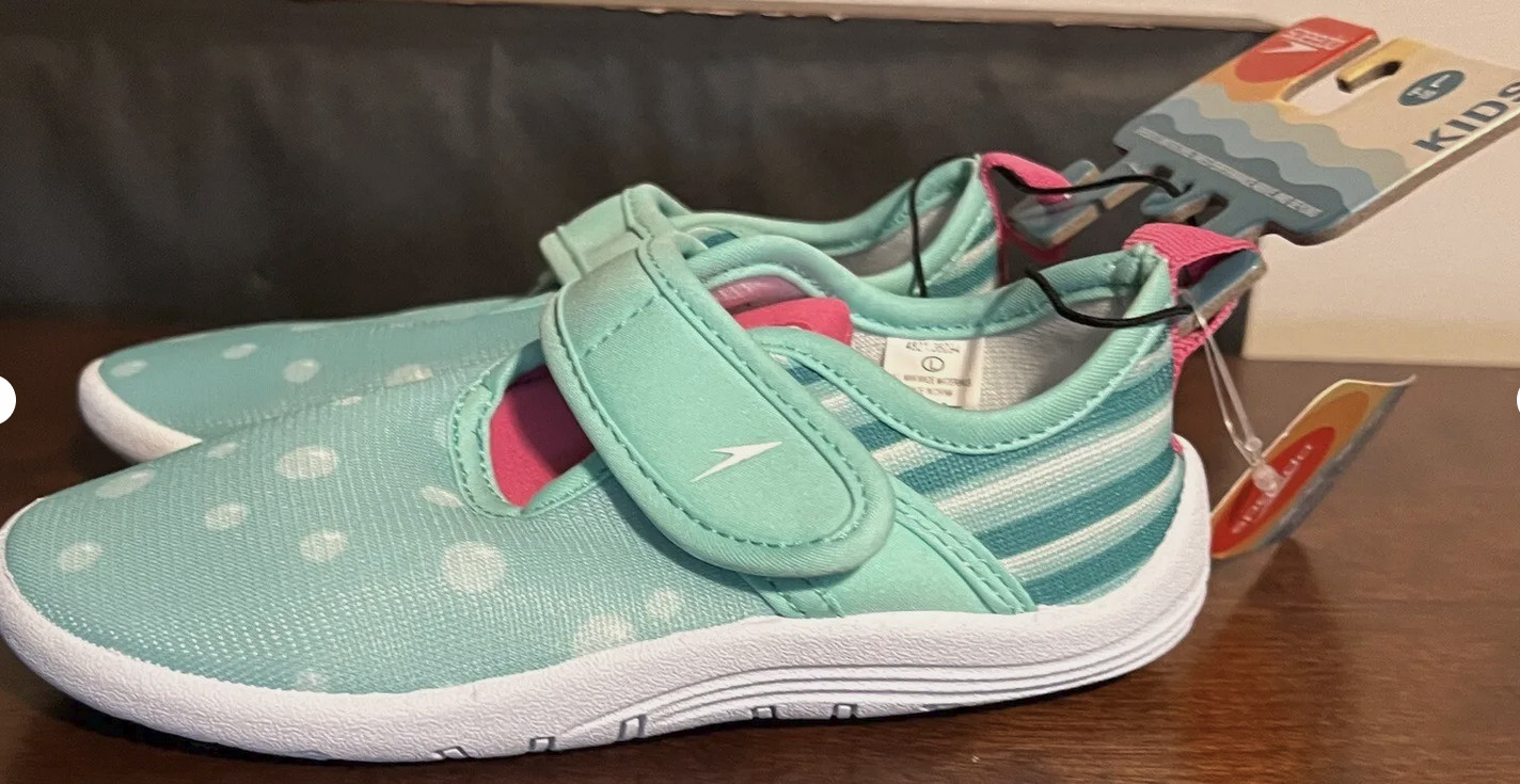 Toddler Printed Shore Explorer Water Shoes Watermelon Sugar Size L(9-10) – Speed