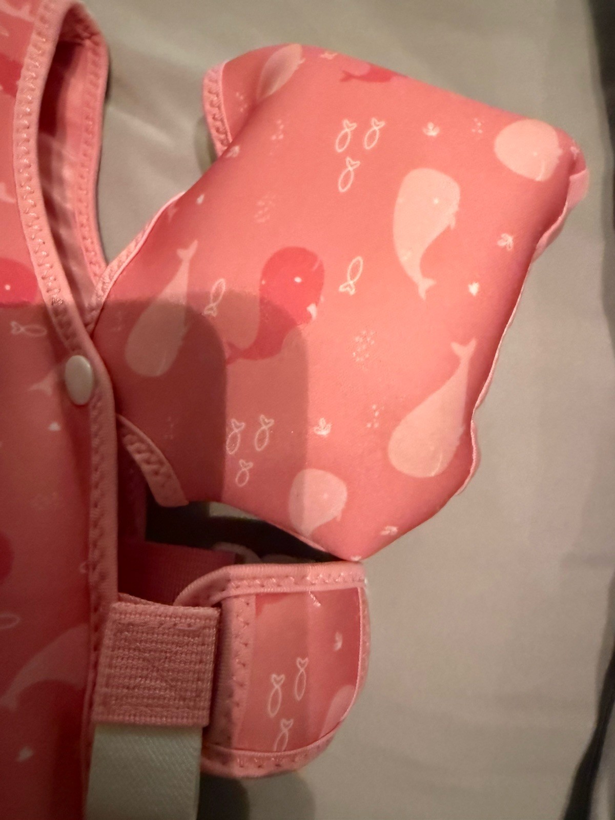 SunnyLife Kids Swim Vest 2-3 Years Pink Whale Print Float Summer Swimming