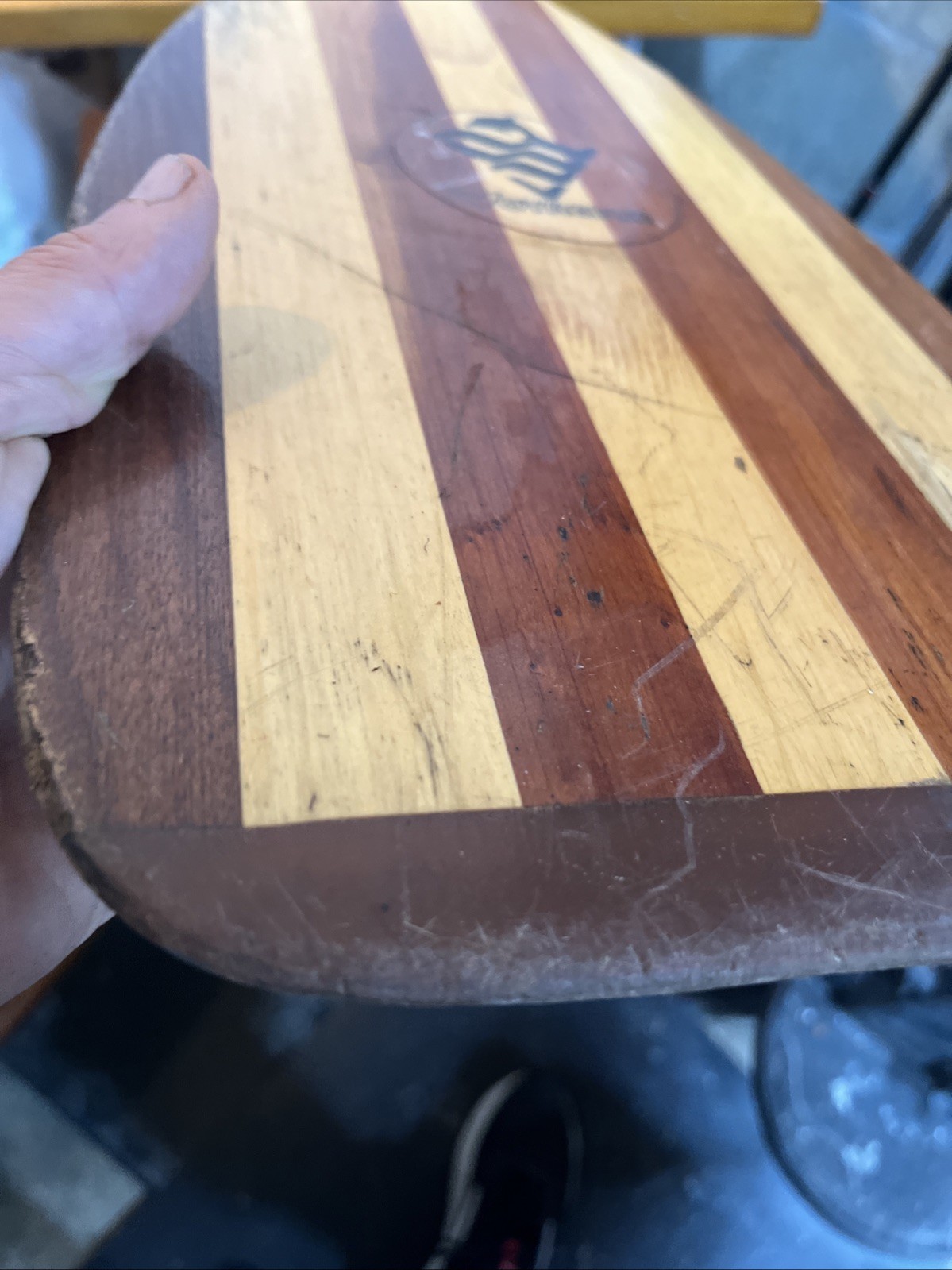 52” Voyageur Wood Canoe Paddle — Made In Canada — Good Condition Well Made