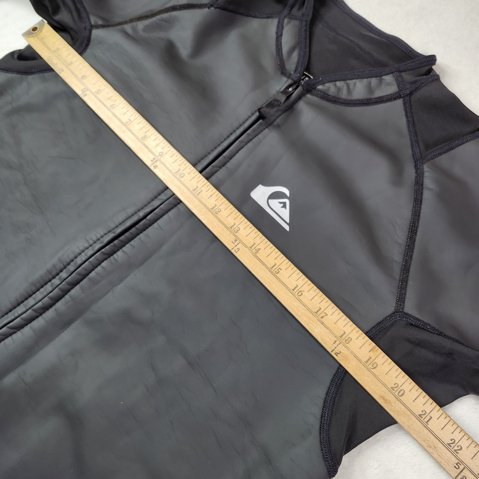 Quicksilver Front Zip SUP PaddleBoard Kayak Jacket Windbreaker Mens M 50 Black