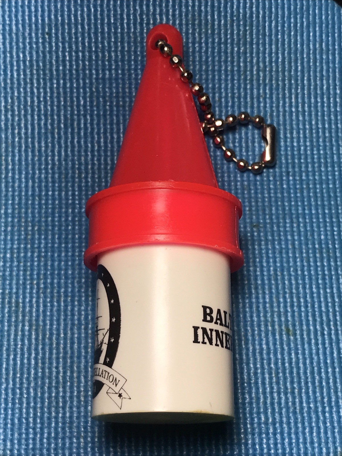 Boat Floating Keychain, Baltimore Inner Harbor, Warterproof Storage Compartment