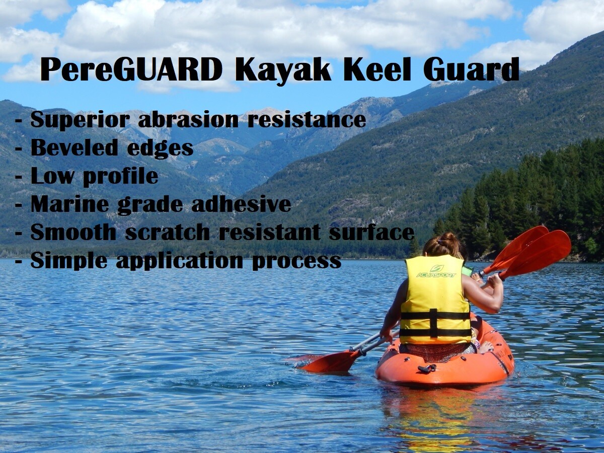 PereGuard Kayak Keel Guard 4″ Width canoe sup kayak abrasion resistance