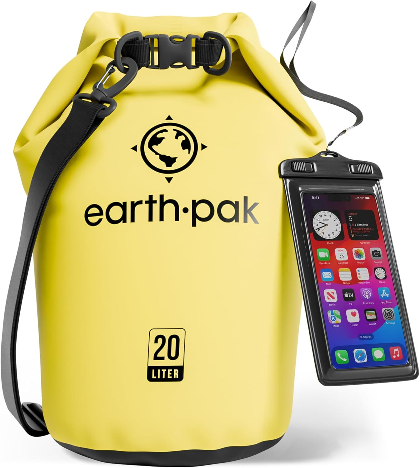 Waterproof Dry Bag – Roll Top Waterproof Backpack Sack Keeps Gear Dry for Kayak