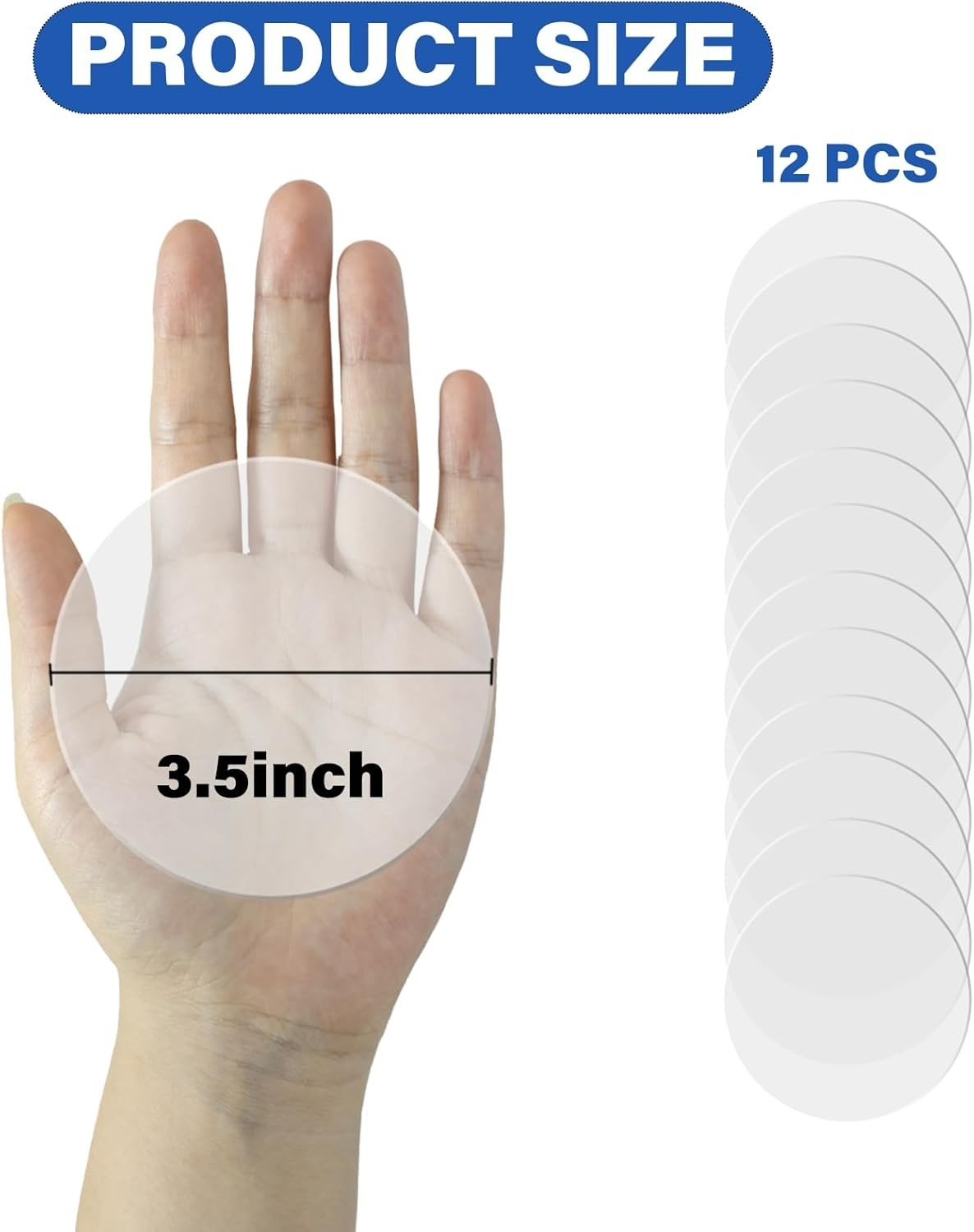 Inflatable Patch Kit – 12PCS TPU Repair Tape for Pools and Airbeds – Easy to Use