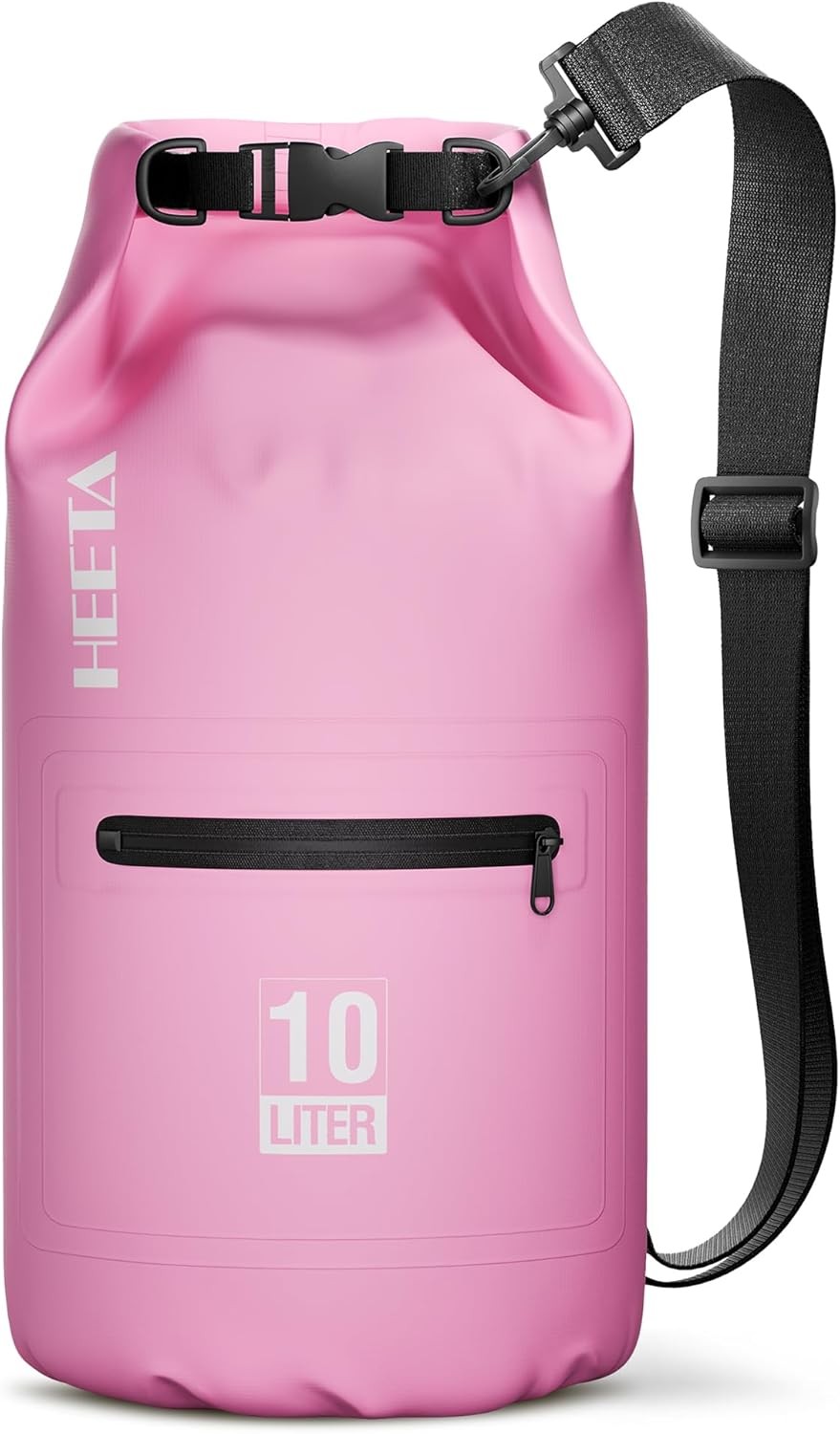 Waterproof Dry Bag Backpack 5L/10L/20L/30L/40L w/Front Zipper Pocket f/ Kayaking
