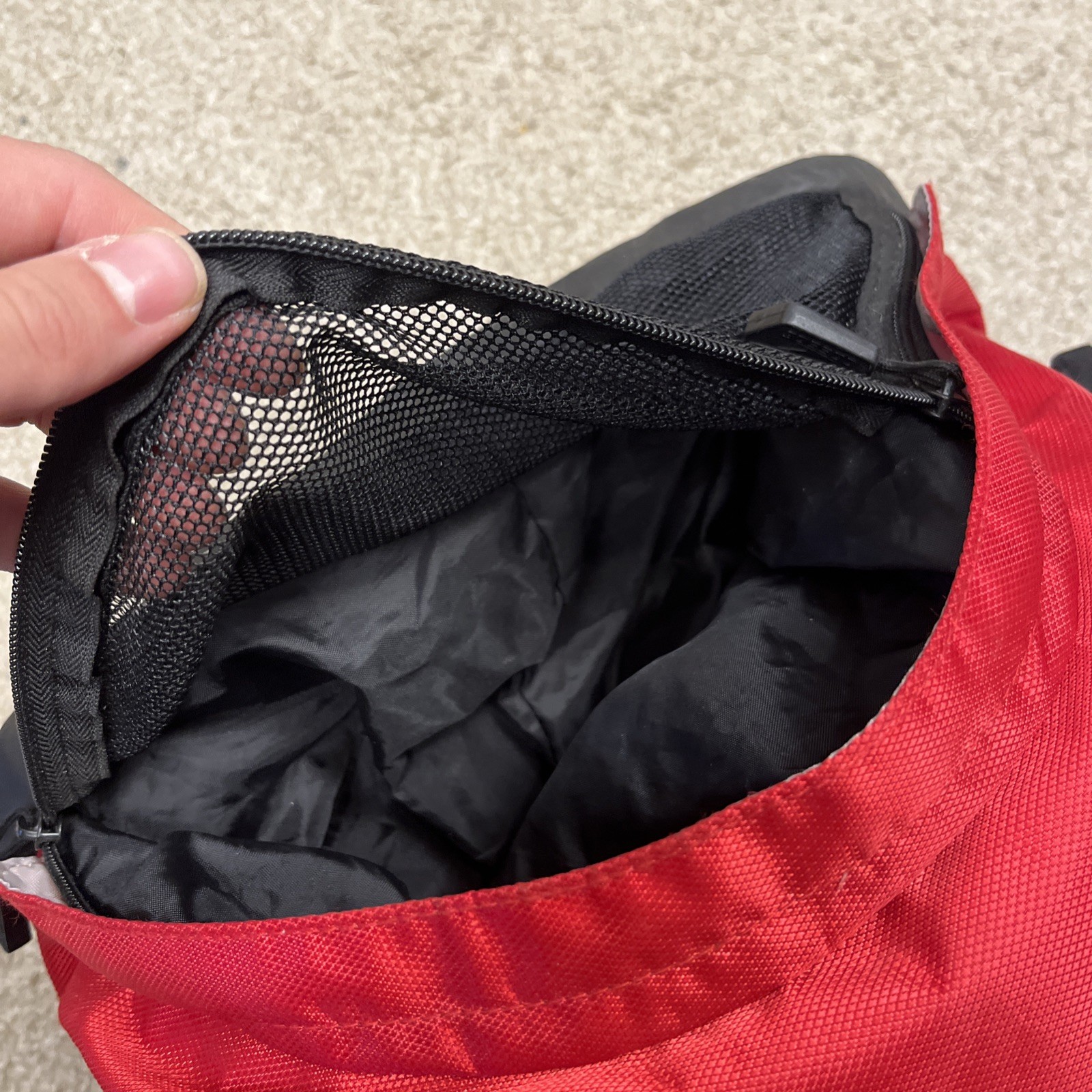 Speedo 35L Teamster Large Swim Backpack Red with Dirt Wet Compartment