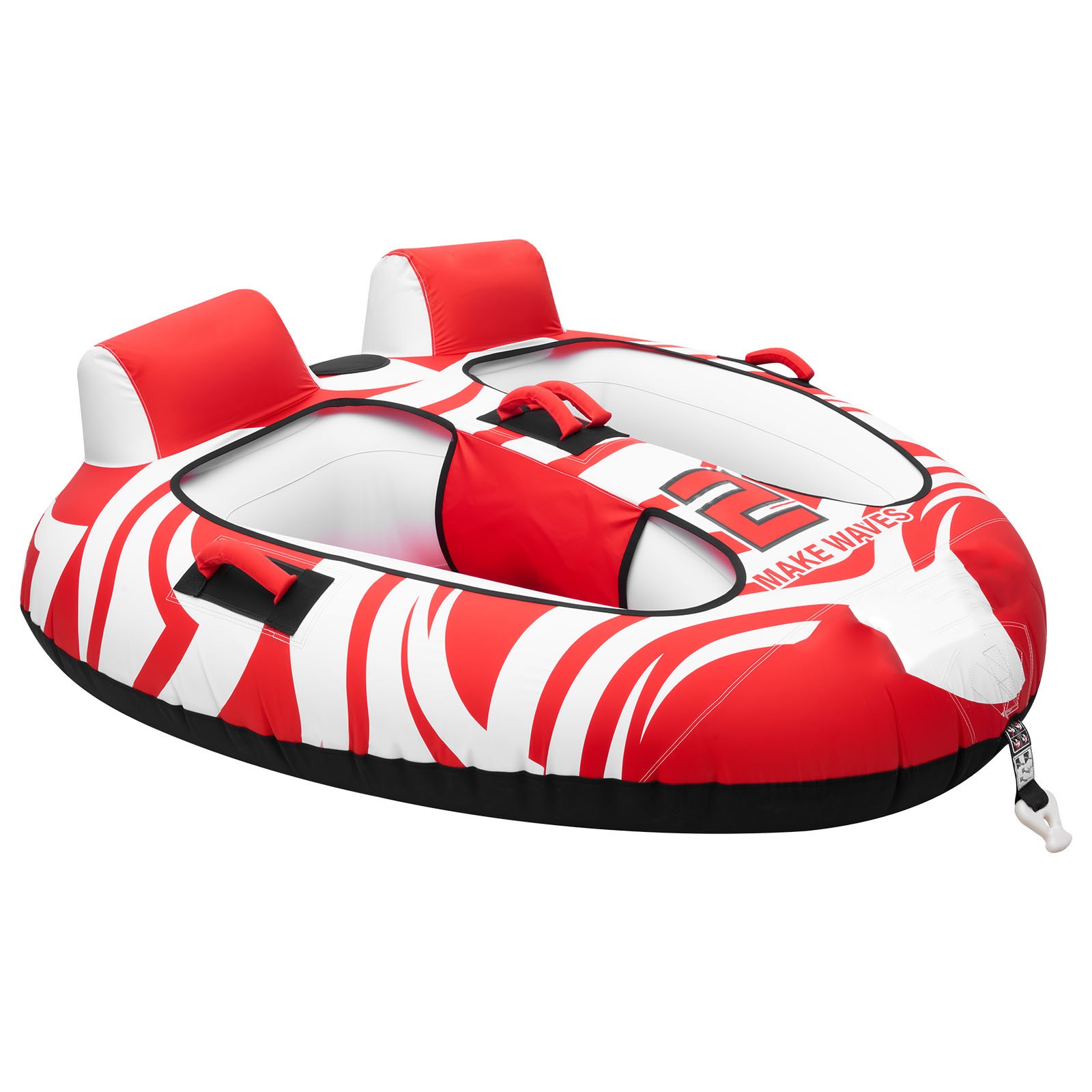Uimoso Towable Tubes for Boating, 2-Person Inflatable Water Sports Equipment