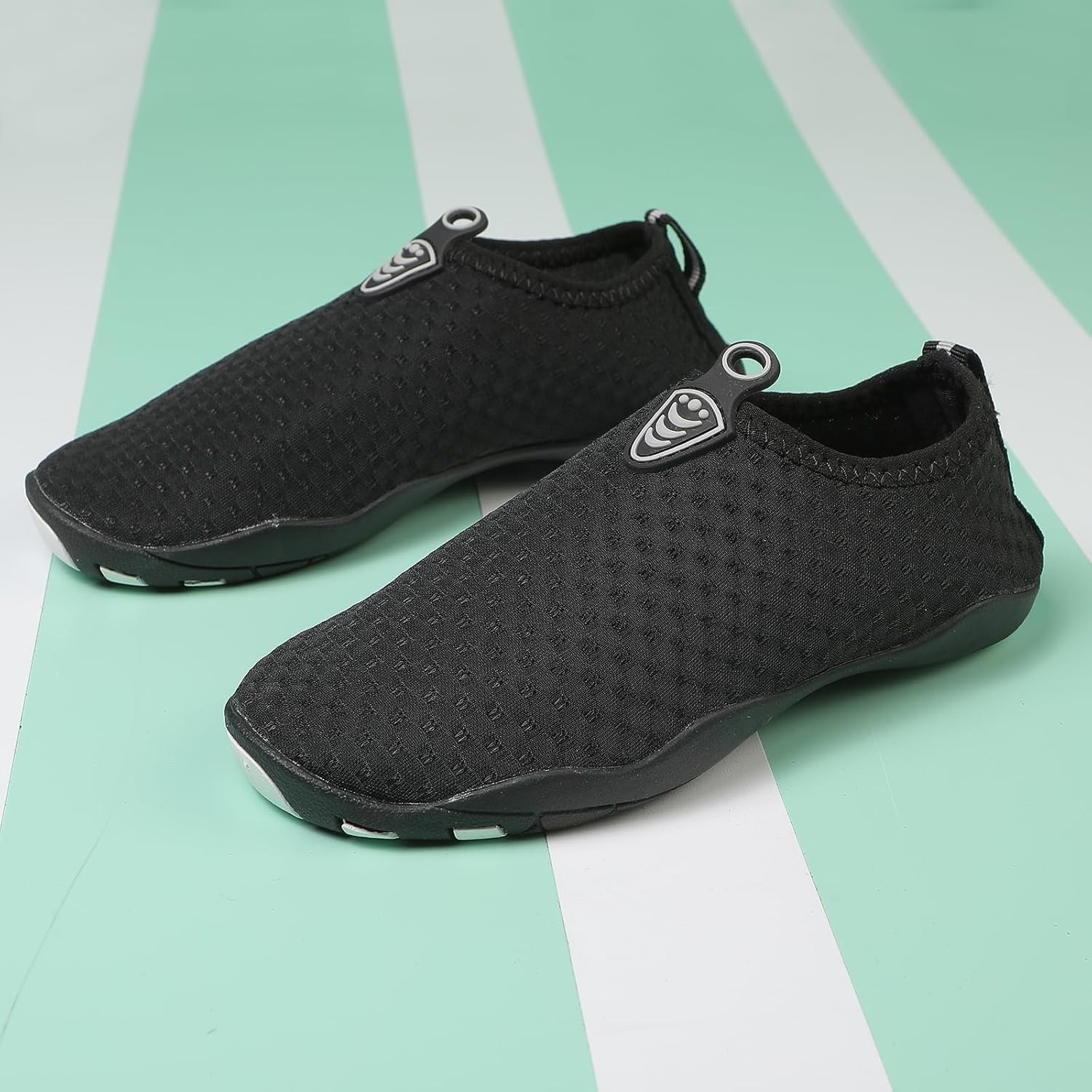 QPT Water Shoes for Toddler Kids Boys Girls Barefoot Aqua Socks Quick-Dry Beach