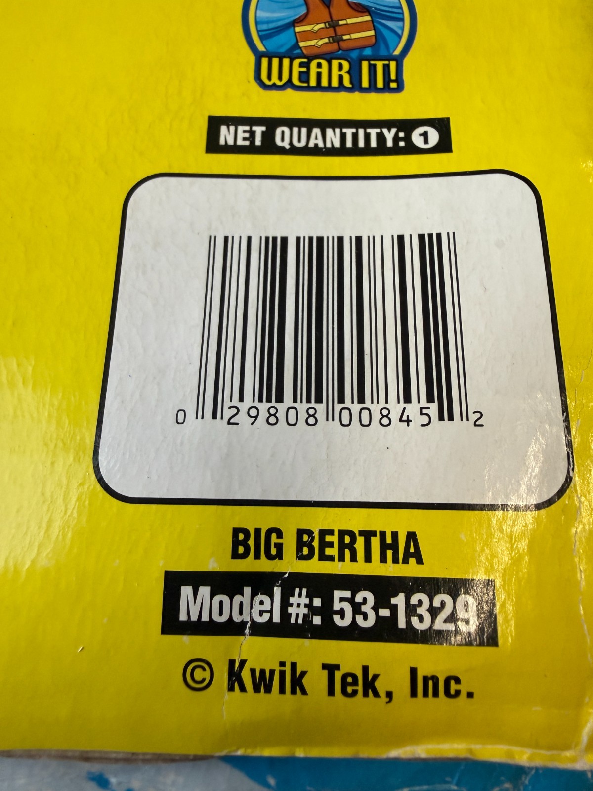 Sportstuff Big Bertha 4 Person Towable Tube Model 53-1329 NIB Water Sports
