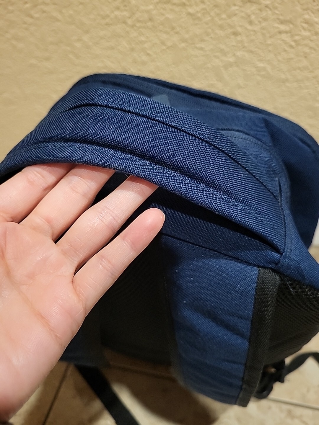 NAUTICA, Navy Blue Black, Sport Backpack 18 Inches Tall