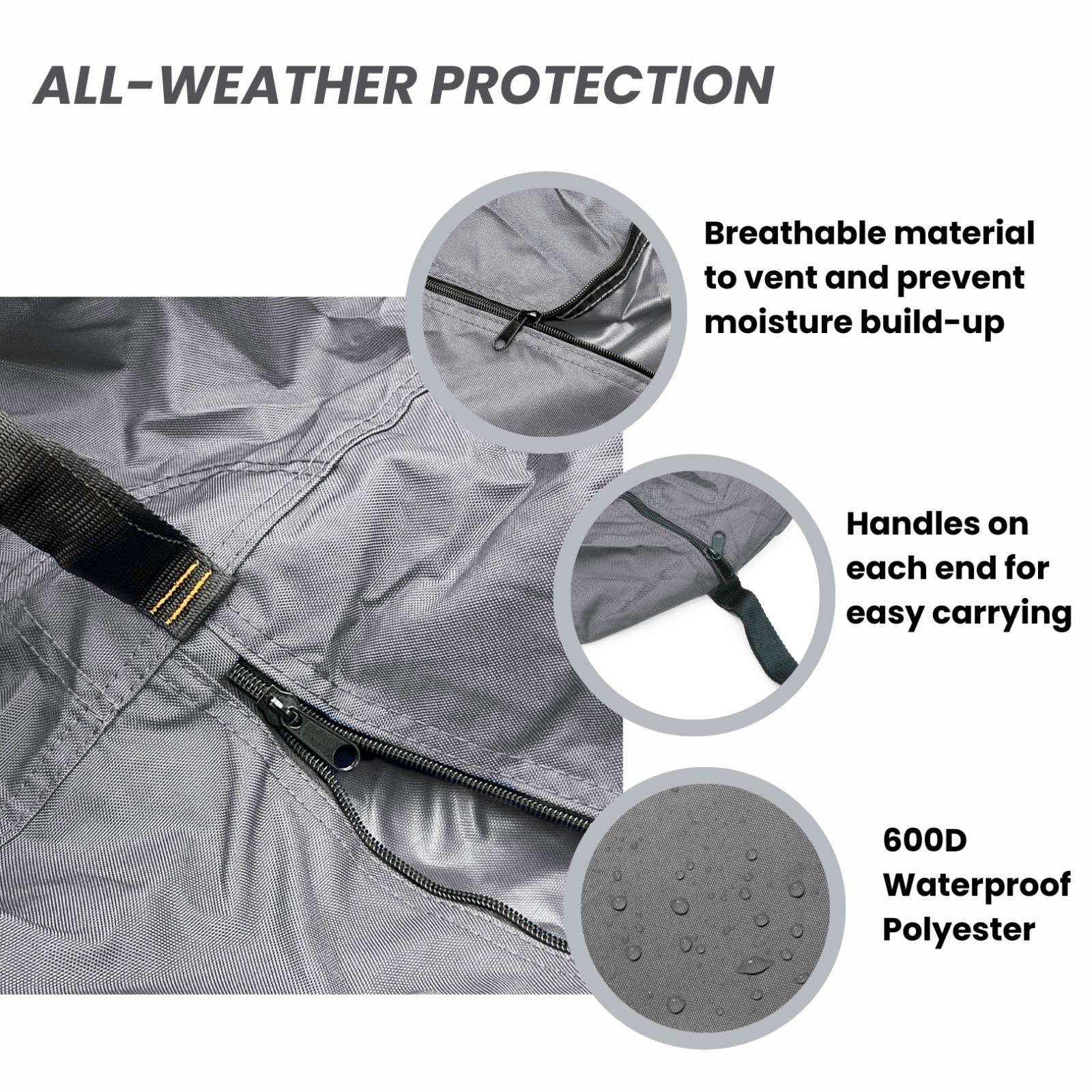 Old Town Canoes Discovery 133 Heavy duty Weatherproof Canoe storage Cover bag
