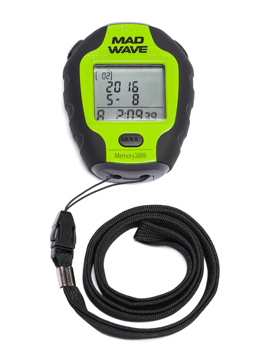 MAD WAVE – STOPWATCH SW-200 MEMORY – M140902010W – GREEN