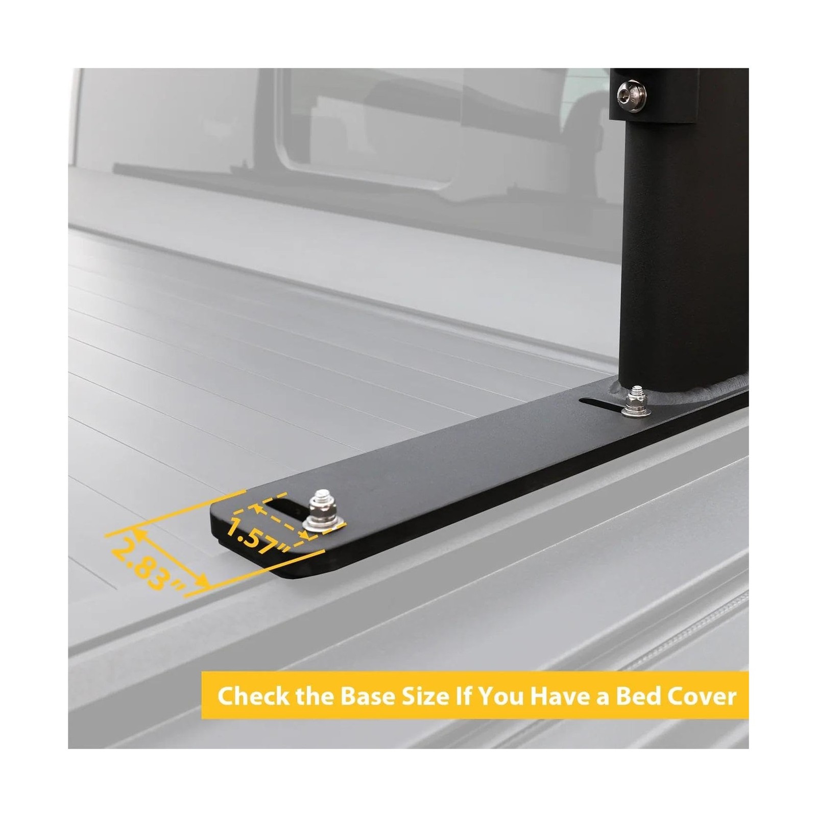 Ladder Rack for Truck with T-Slot Tonneau Covers, 800 LBS Capacity Truck Bed …