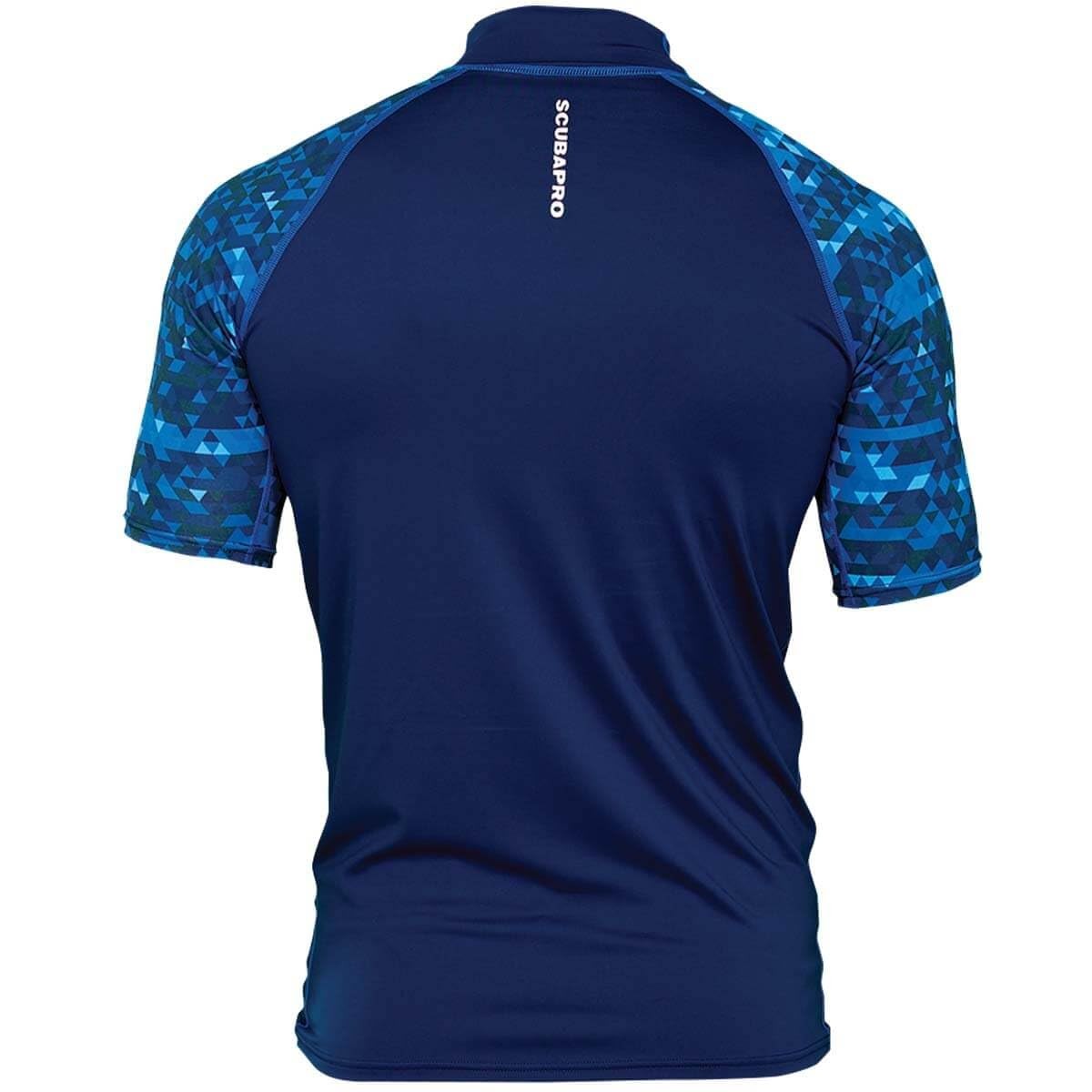Men’s UPF50 Short-Sleeve Rash Guard, L, Aegean