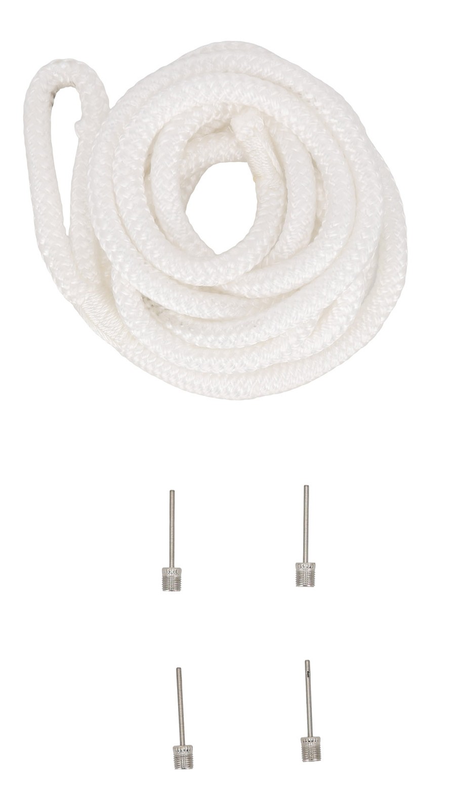 (2) Rockville FEN165-WHITE 6.5″x23″ Boat Fenders + 10 Foot Line Marine Bumpers