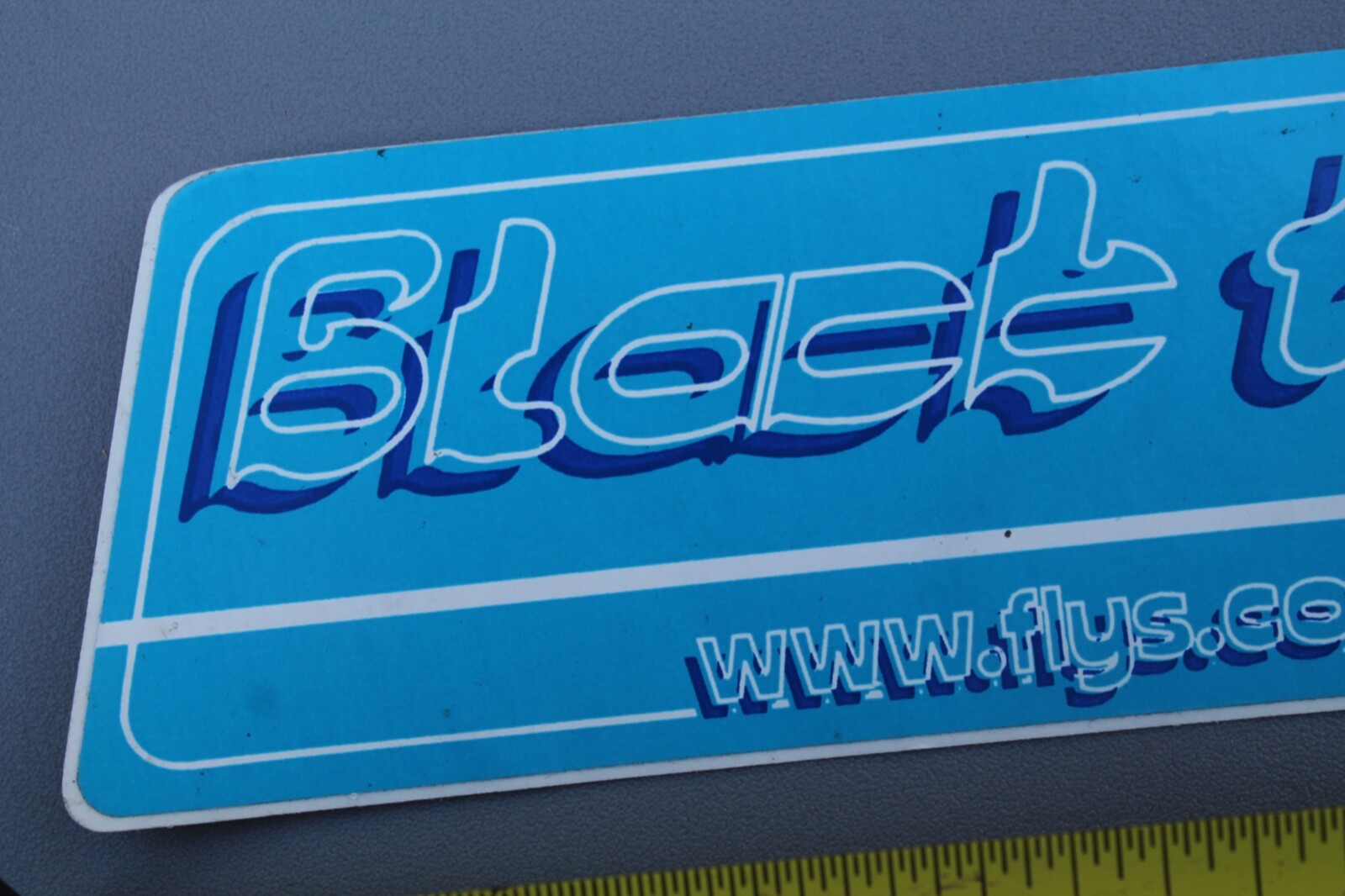 BLACK FLYS Sunglasses Eyewear Blue White OG Punk BF2 Vintage Surfing STICKER