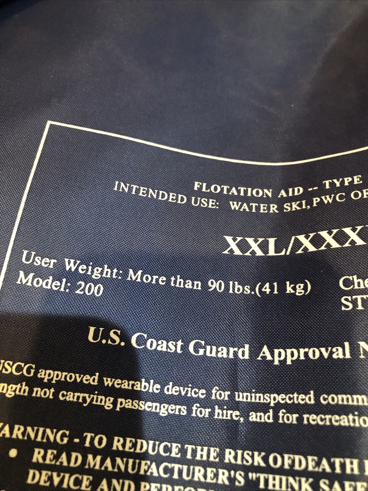 Mens Master Sportsman Type III Flotation Aid-XXL/XXXL-Over 90 Lb