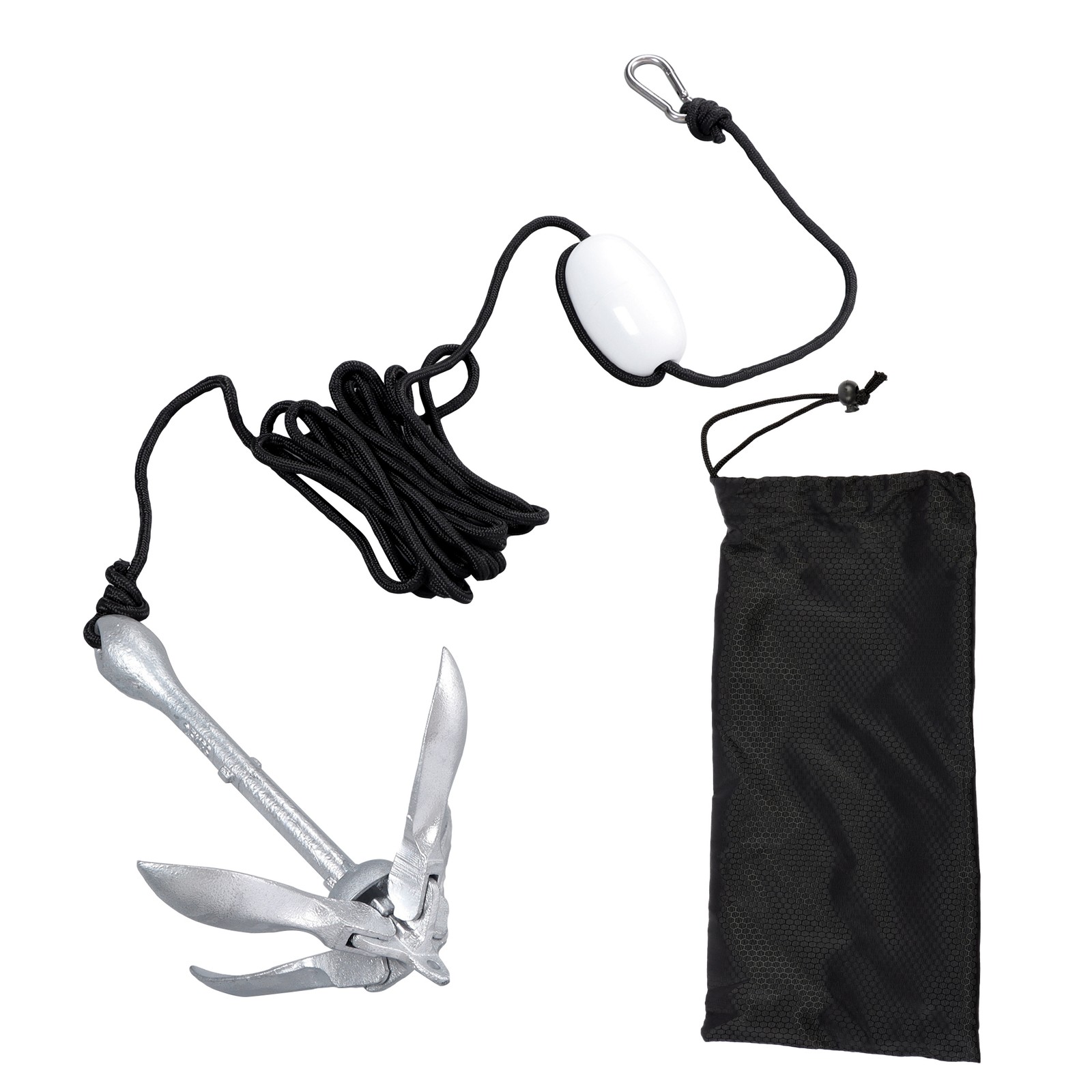 1.5lb/3.3lb/5.5lb/7.05lb Portable Marine Kayak Anchor Kit Canoe Kayak Raft Boat