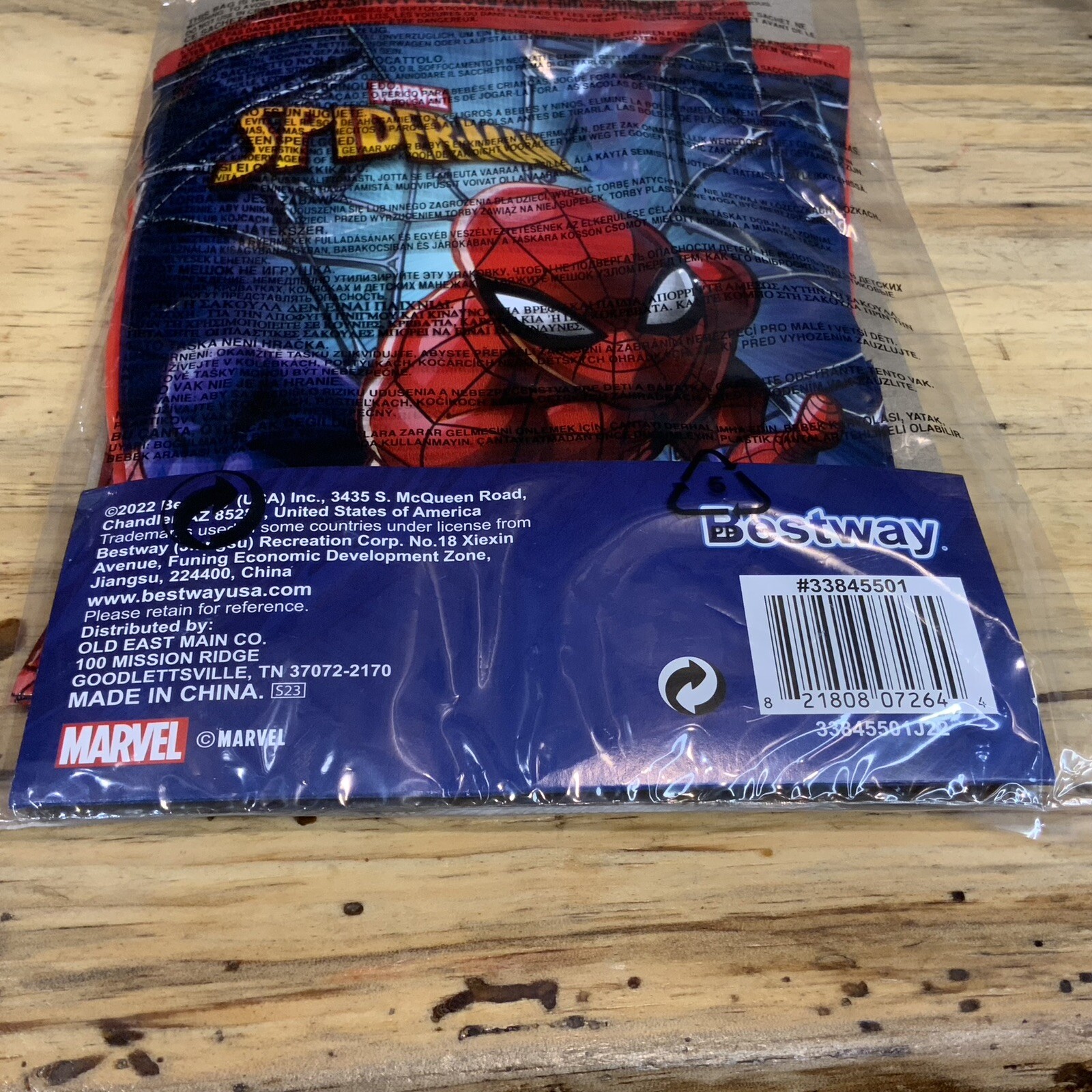 Marvel Spider-man Inflatable Arm Bands Water Pool Floaties Kids Age 3-6 NEW
