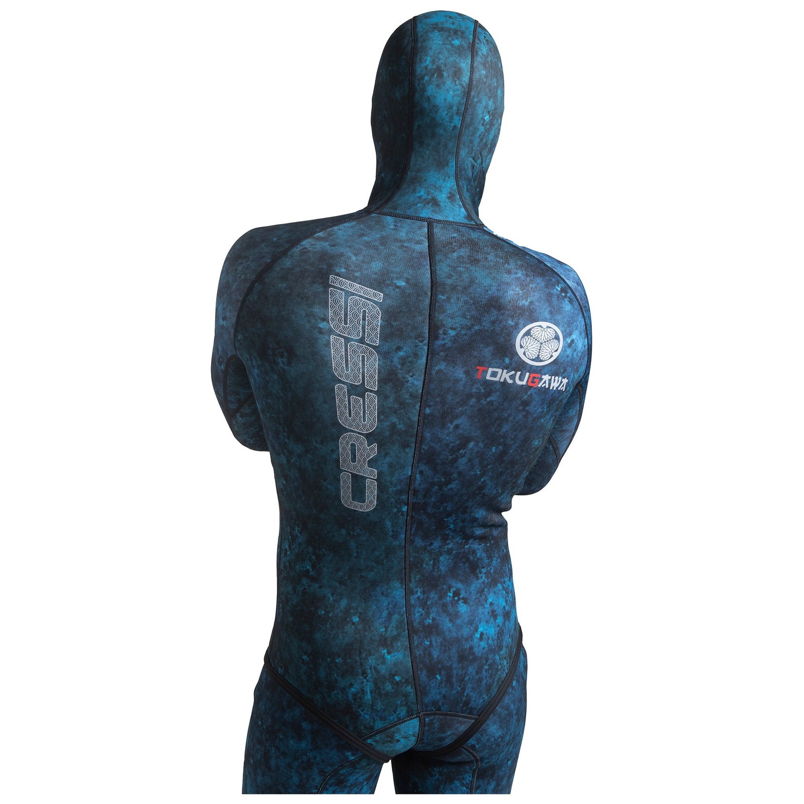 Open Box Cressi 2mm Man Tokugawa Nylon Two-Piece Wetsuit With Hood – 3X-Large