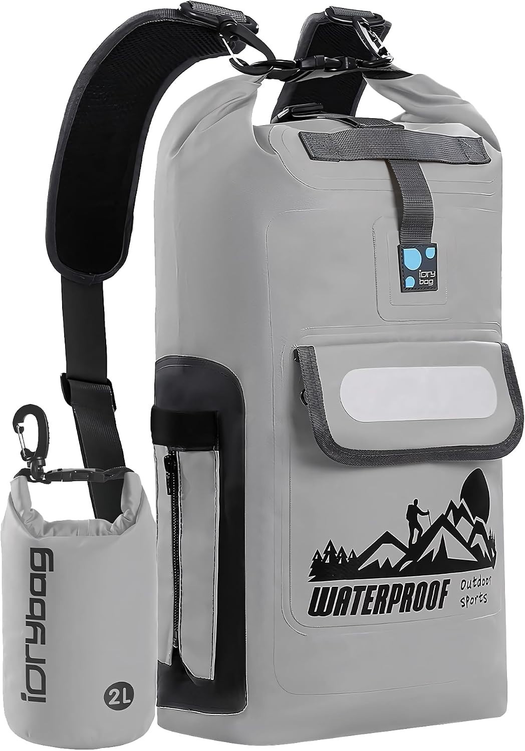 20L Waterproof Dry Bag Backpack with Adjustable Straps for Outdoor Adventures