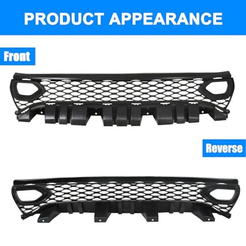 Front Upper Lower Grille For 2015-2021 Dodge Charger SRT Scat Pack UPPER