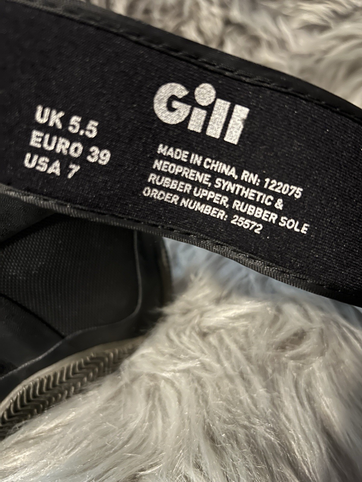 Gill Aero 5mm Neoprene Construction Sailing Boots Size 7