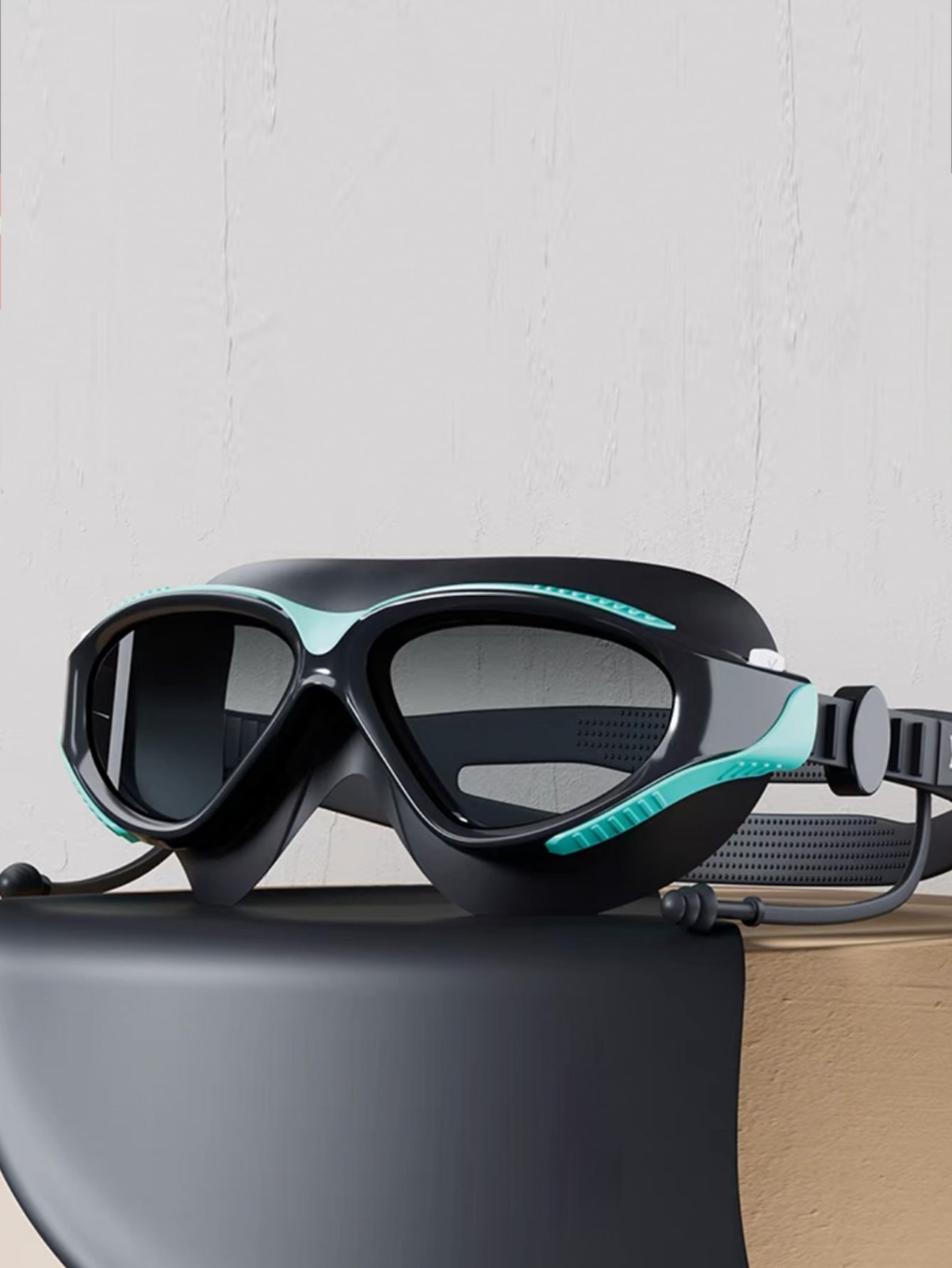 Wide View Clear View Swimming Goggles for Adult, Anti-Fog UV Protection No Leak