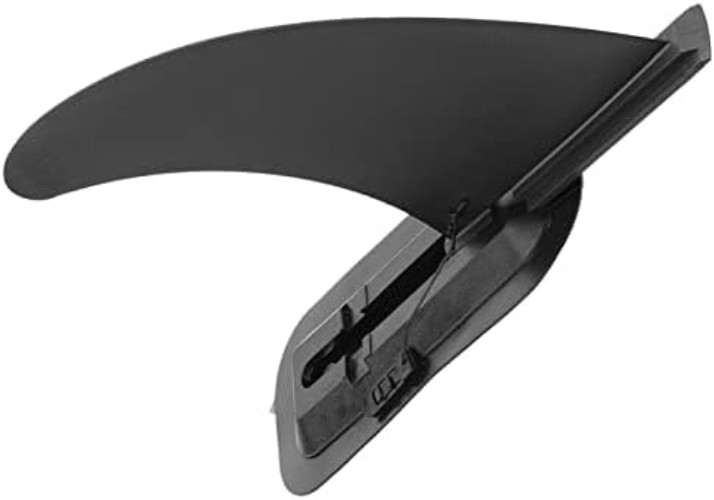 Lightweight PVC Paddle Board Fin with Clip – Easy Installation, 9.05″L x 4.13″W
