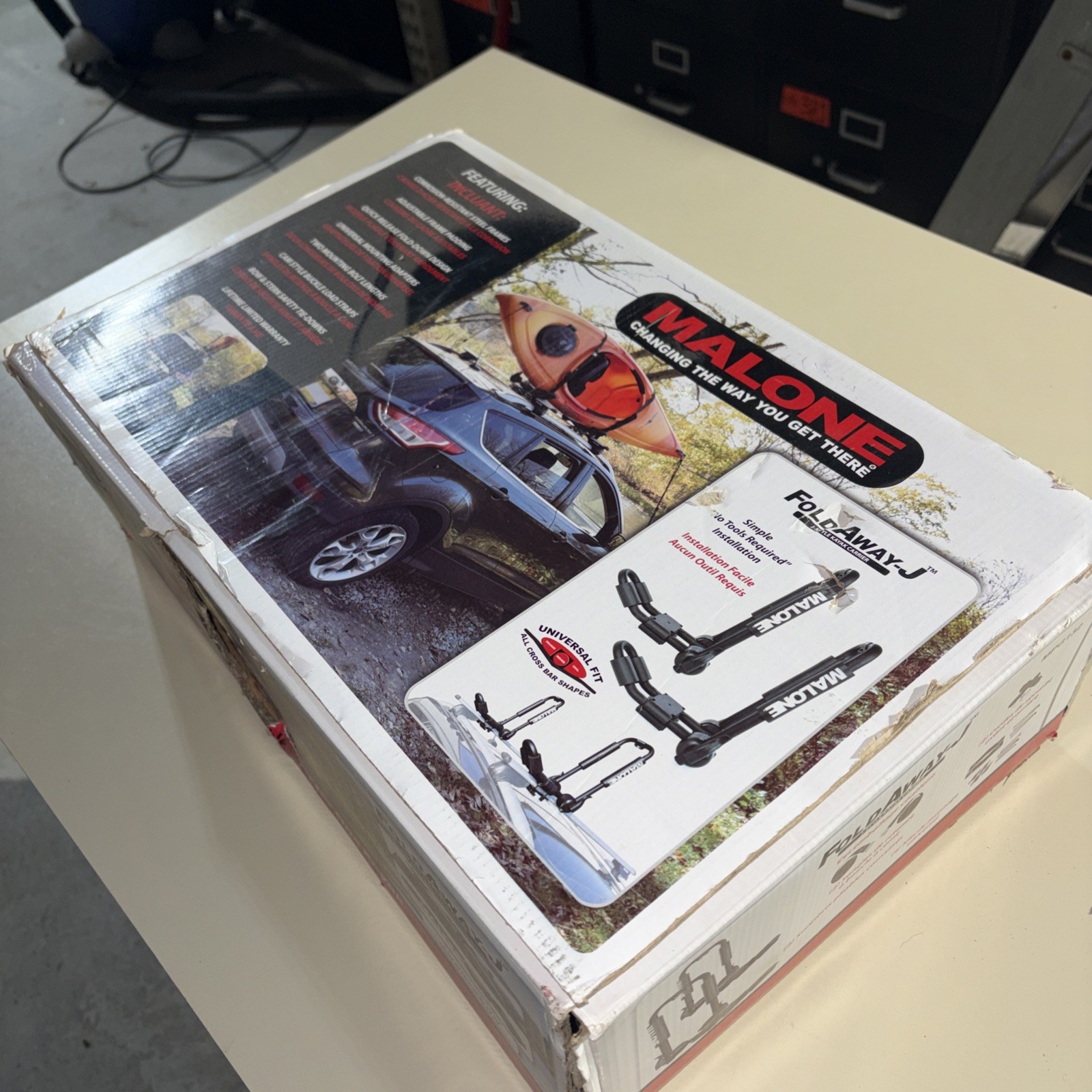 Malone Auto Racks FoldAway-J Kayak Rack MPG132 NIB