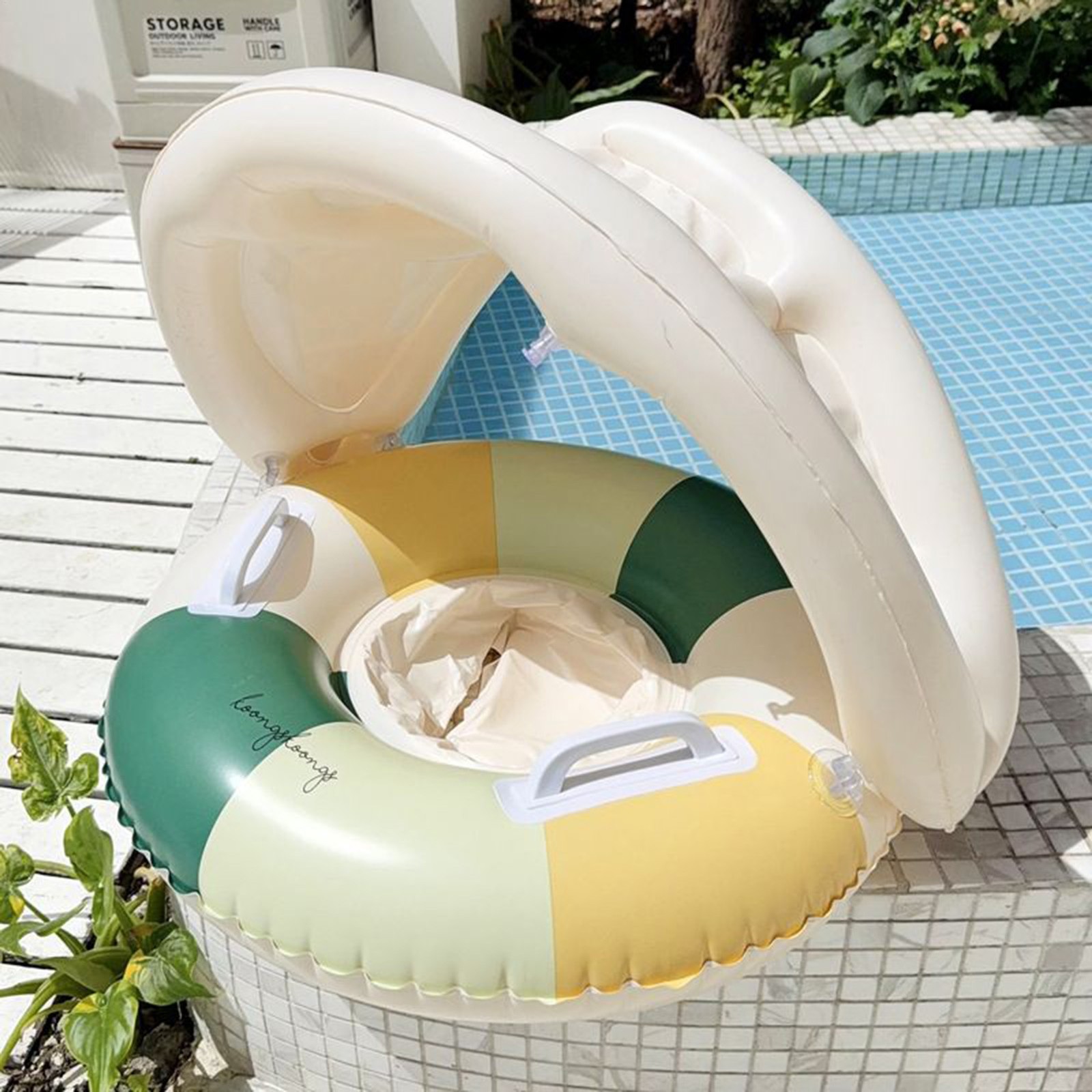 Baby Pool Float Inflatable Swimming Ring Seat Toddles Kids Swim Pool Safety