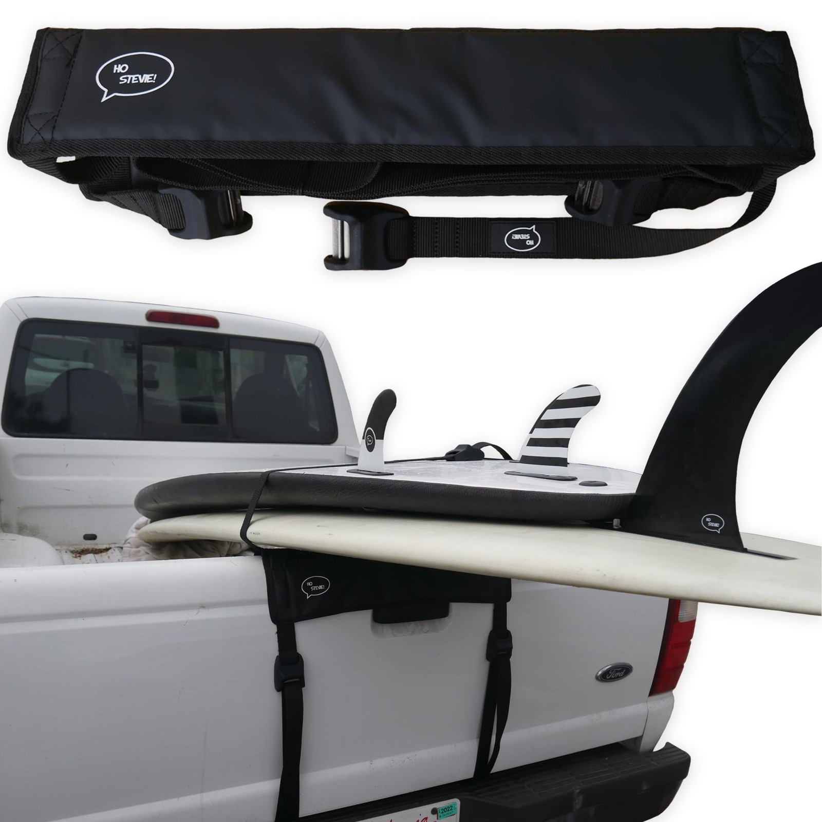 Surfboard Truck Rack – Durable Pad Fits All Tailgates – ‘No Scratch’
