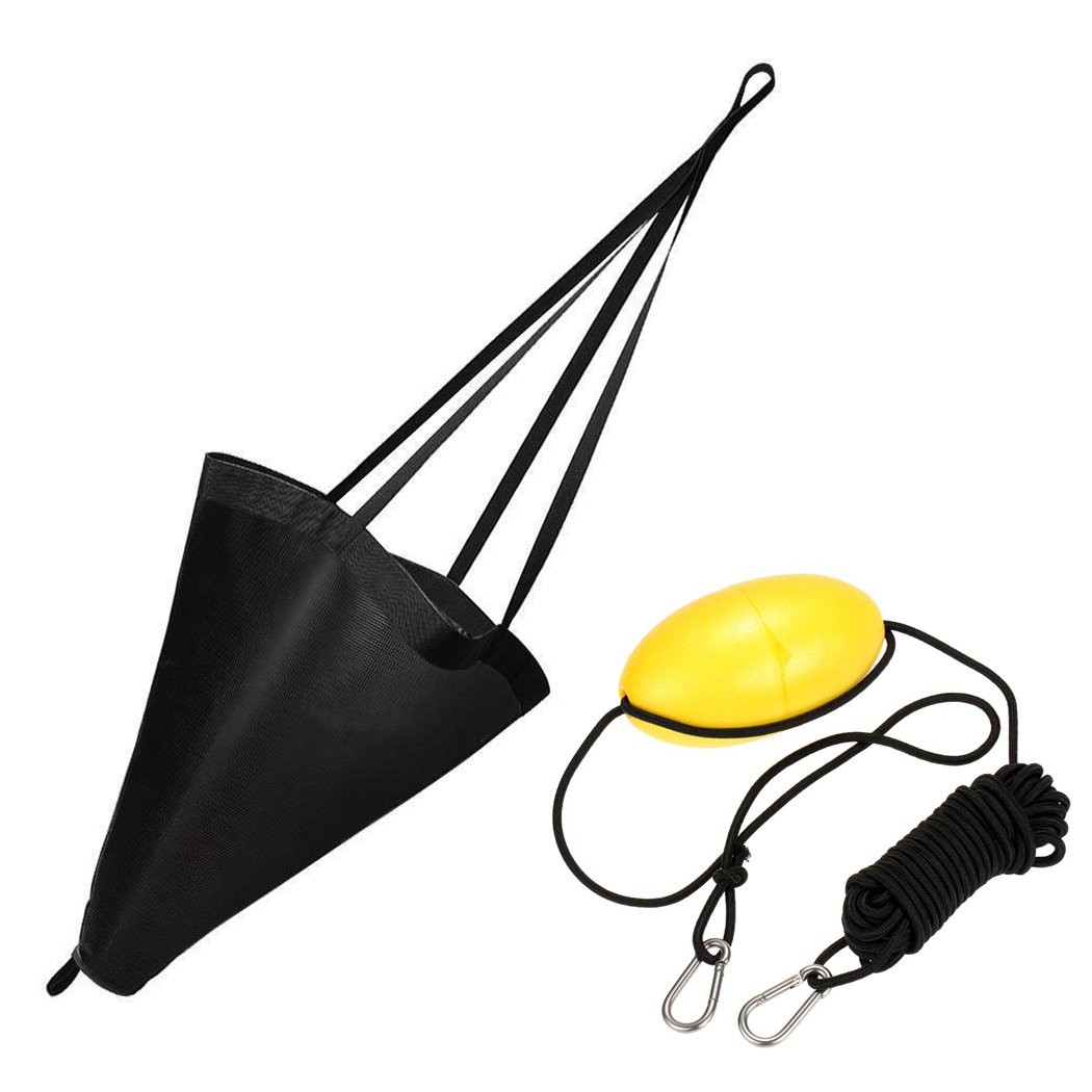 42-Inch Drift Sock Sea Anchor Drogue with 30ft Kayak Tow Rope Line Buoy Ball …