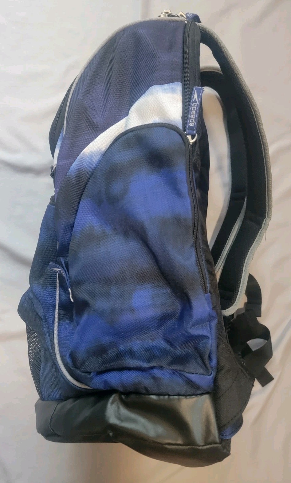 Speedo Teamster 35L Swim Gear Backpack w/ Dirt Bag Blue Purple Wet Swimming Pool
