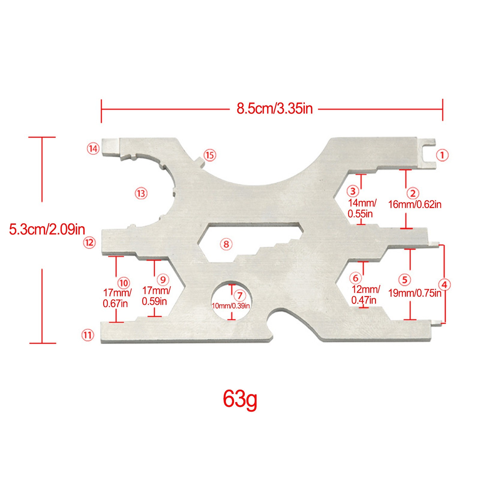 2023 New Diving Repair Tools Maintenance Multi Tool Scuba Diving Repair Kits