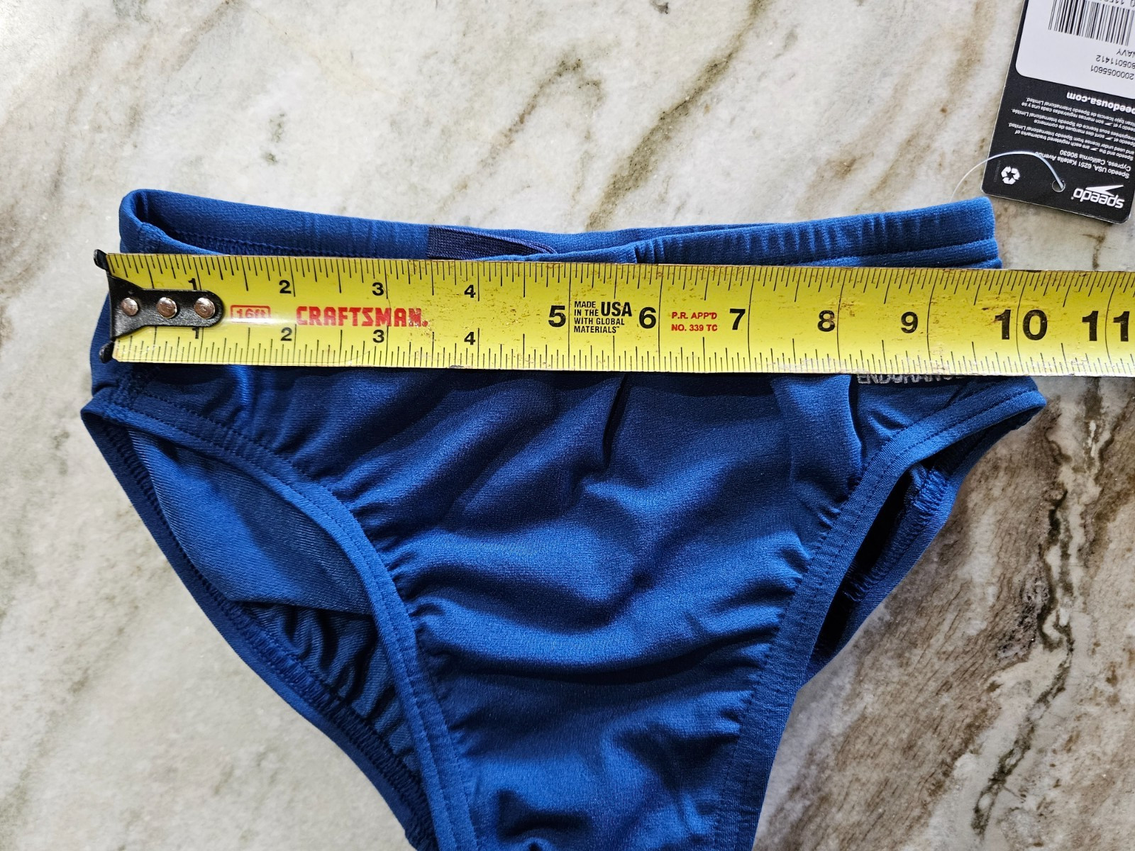 Boys Speedo Competitive Endurance+ Swim Brief Navy Youth Size 26 – FREE SHIP