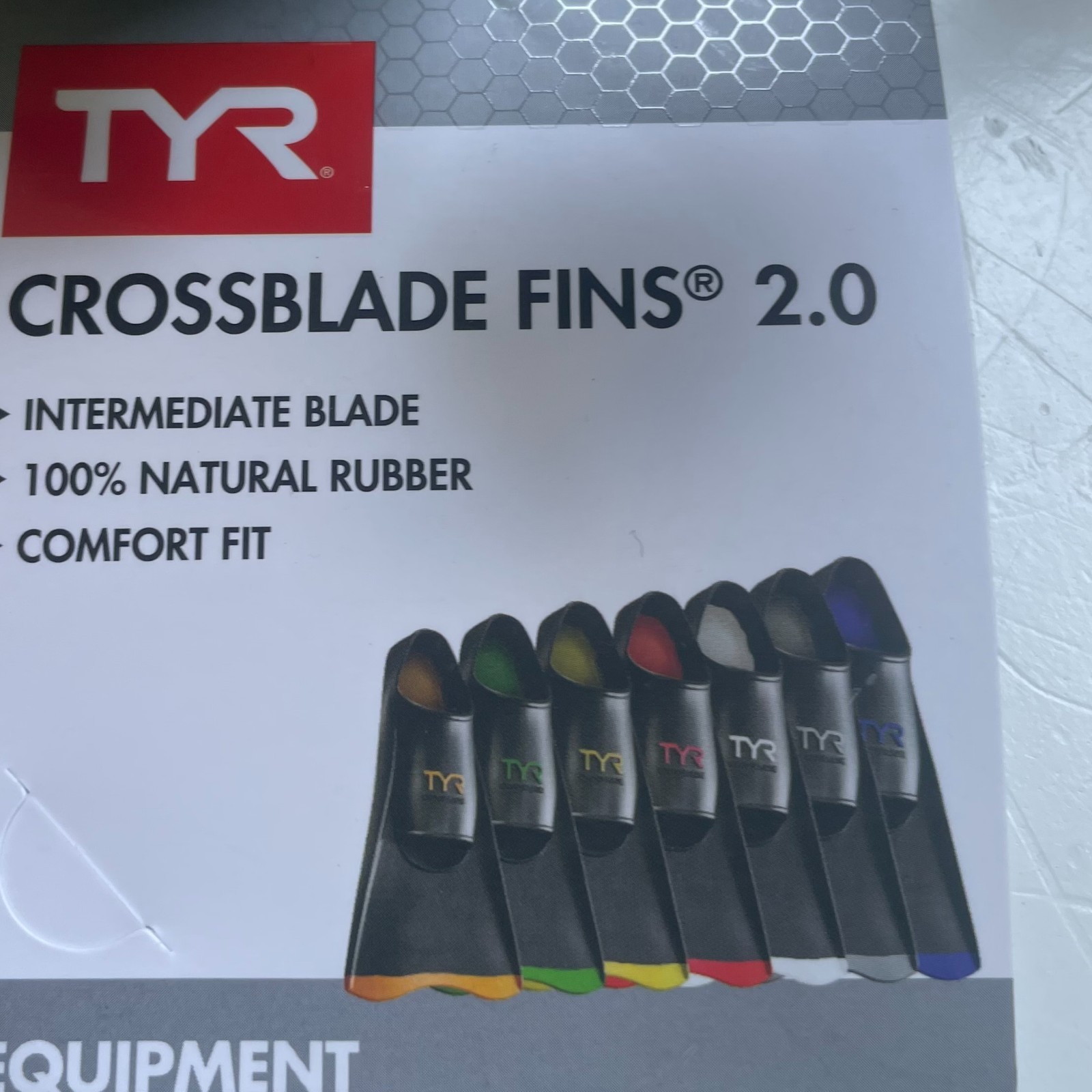 TYR Crossblade Swim Fins 2.0 – Size X-Small – Women’s Shoe size 4.5-6.5