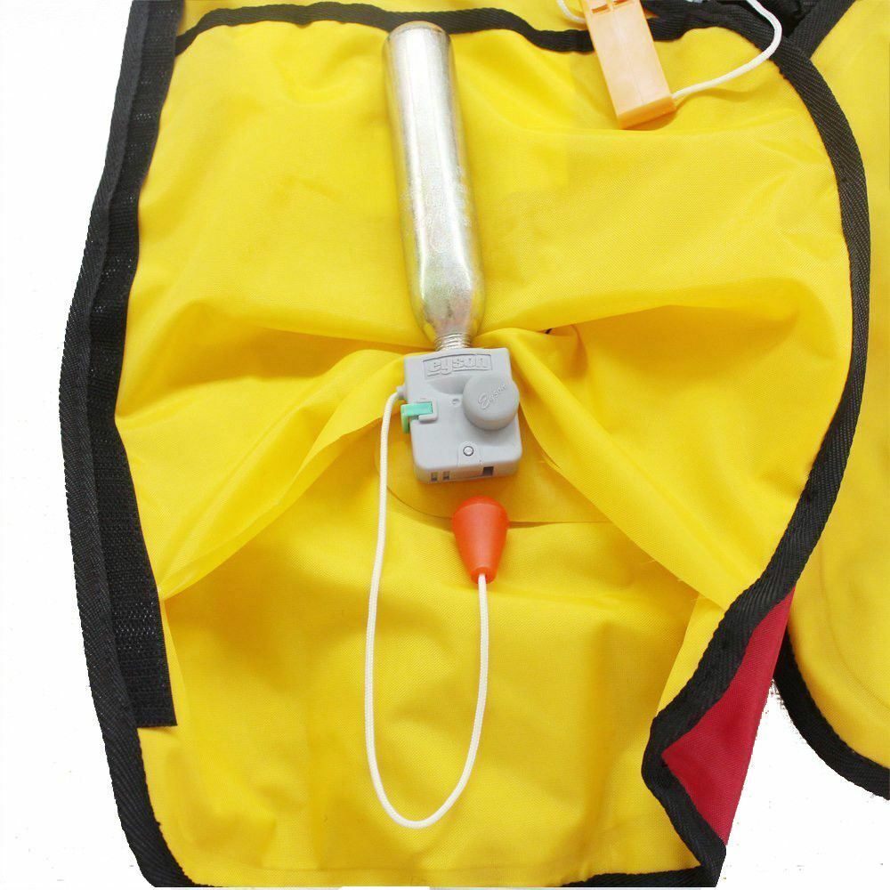 New M-33 Manual Inflatable Life Jacket Vest PFD Bouyancy Fishing Kayak Boating