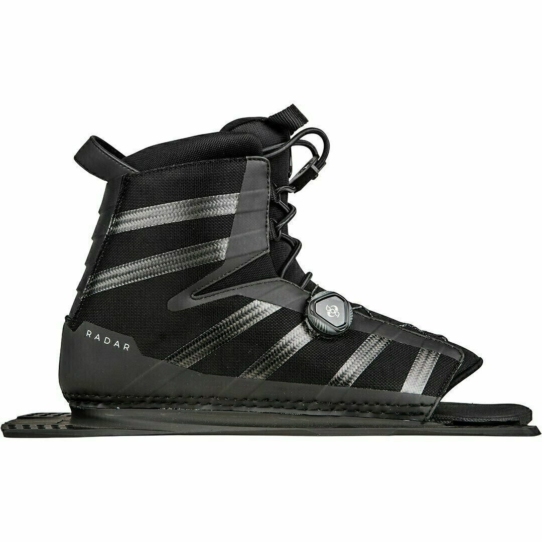 Radar Waterski Vector BOA Boot – Carbon/Black – Front Feather Frame