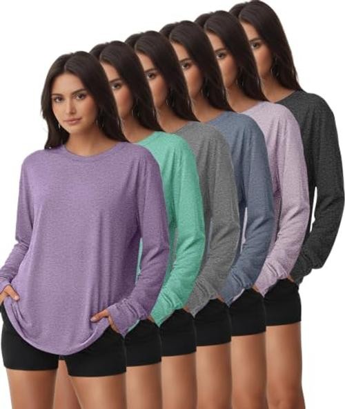 Kinglaman 6 Pack Small 1 Black 1 Gray 1 Blue 1 Purple 1 Dark Pink 1 Green