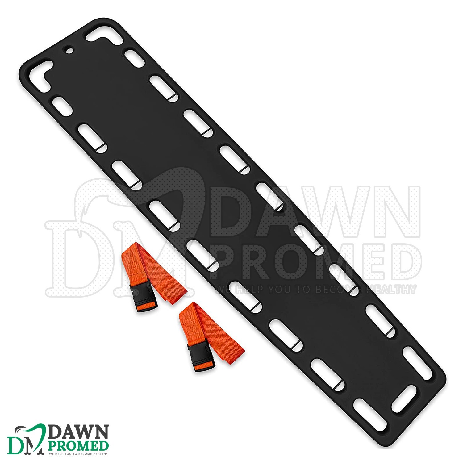 Spine Board Ambulance Stretcher Black Backboard for Patient Immobilization
